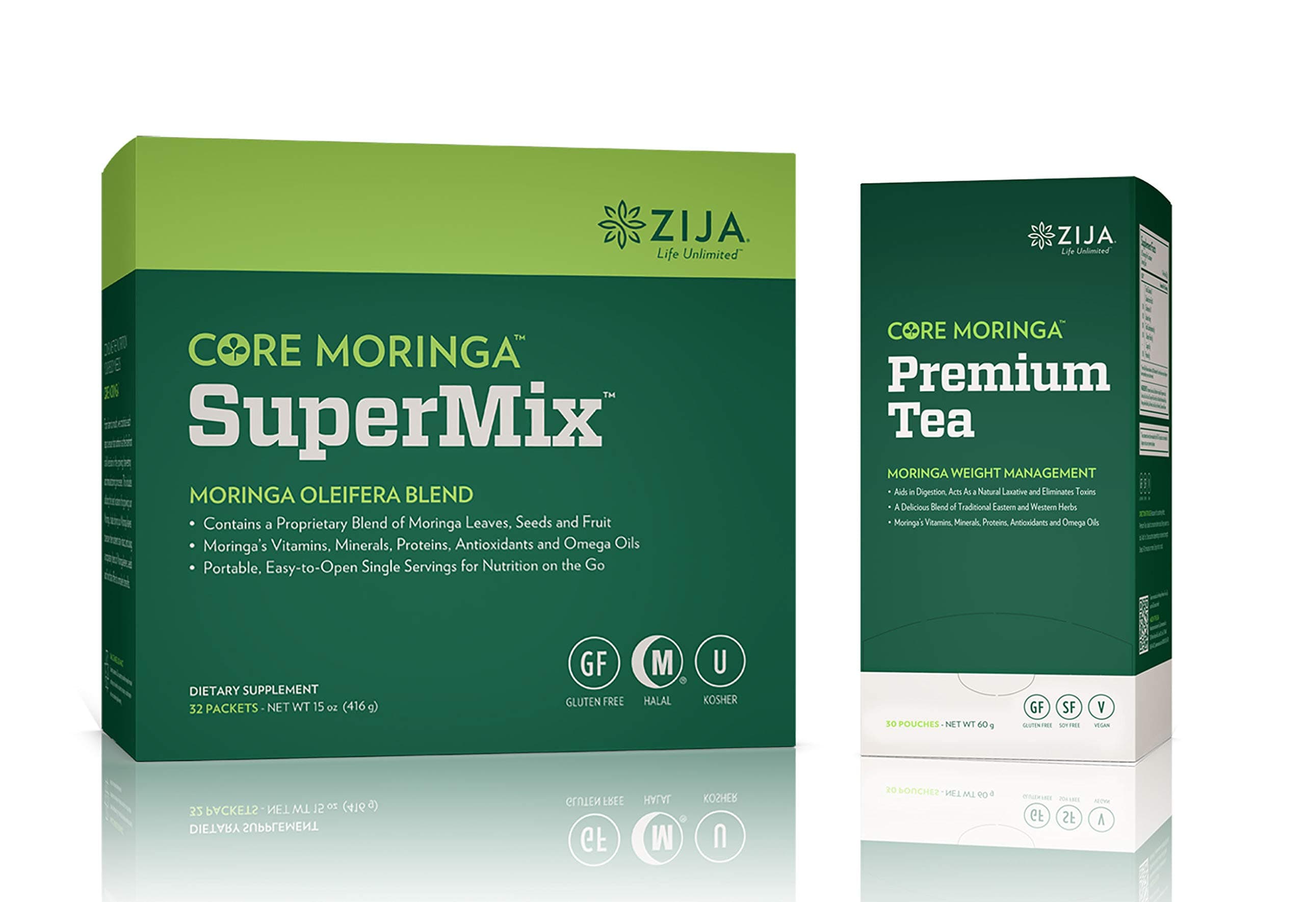 Zija Supermix Pure Moringa & Premium Tea Instant