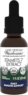 Stamets 7 Extract - 7 Species Blend - Mushroom Supplement for Immune Support with Royal Sun Blazei, Cordyceps, Reishi, Maitake, Lion's Mane, Chaga & Mesima - 1 fl oz (30 Servings)*