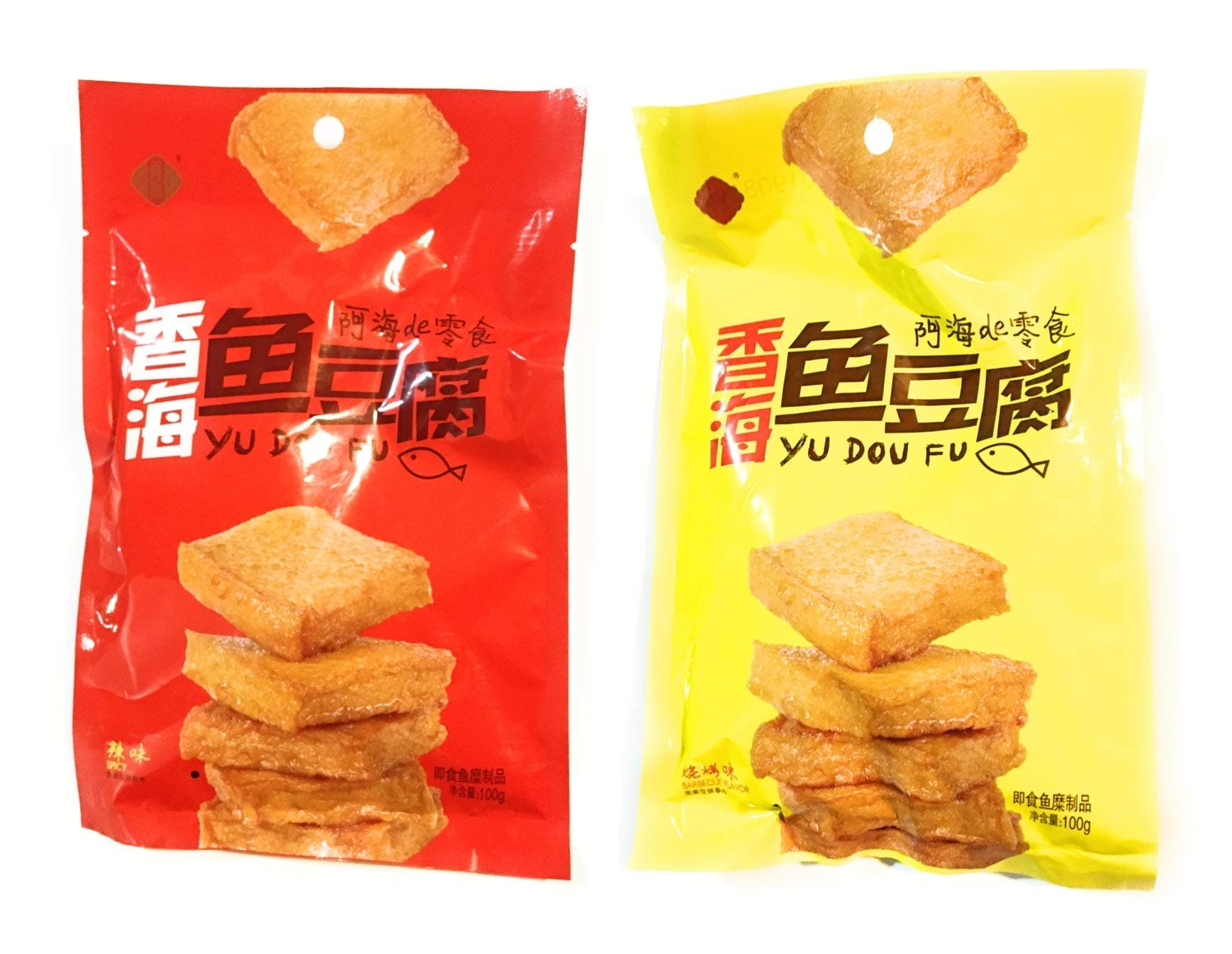 Xiang Hai Yu Dou Fu Fish Tofu Snack 2 FLAVORS