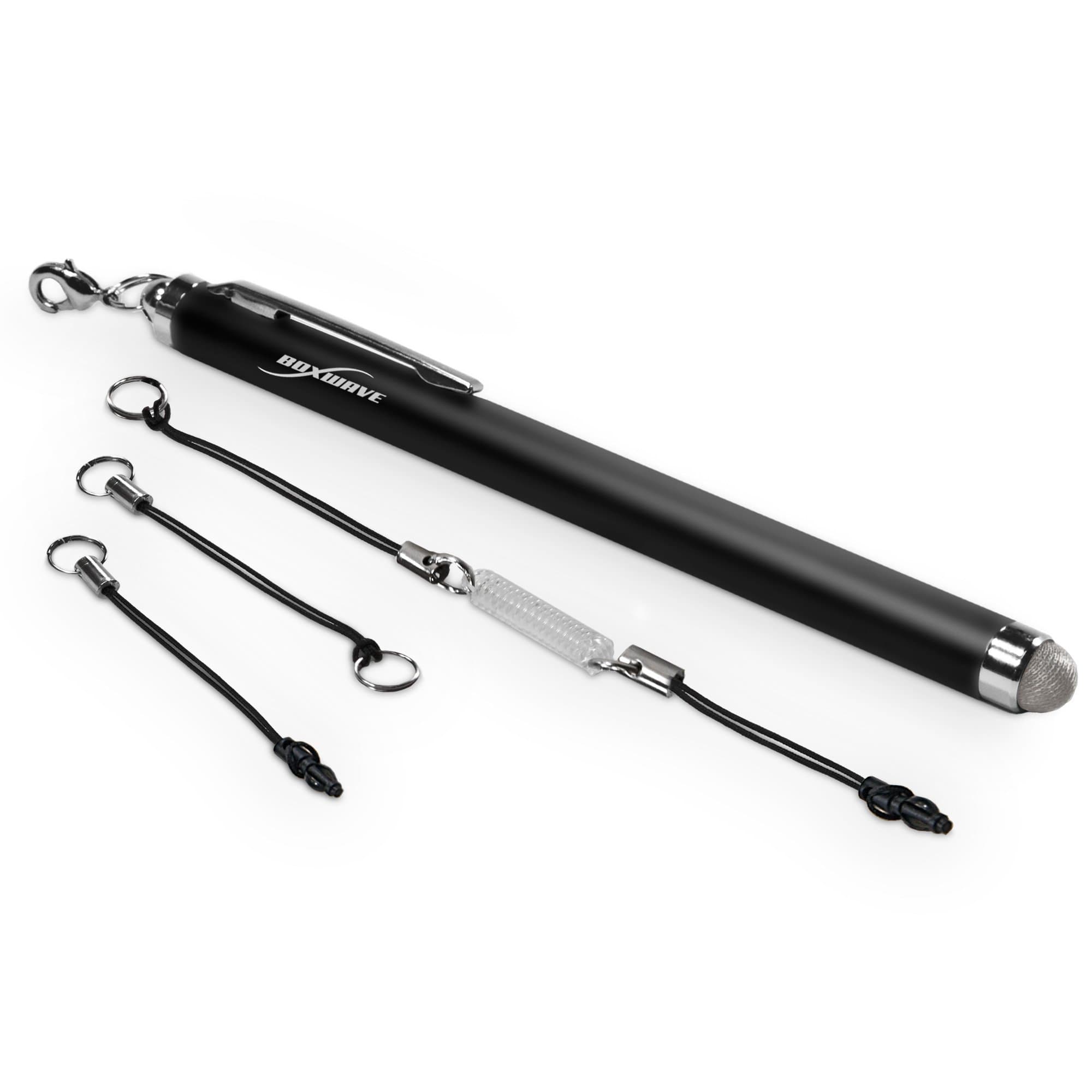 BoxWave Stylus Pen Compatible with HP Pro x2 612 G2 Tablet (Stylus Pen by BoxWave) - EverTouch Capacitive Stylus, Fiber Tip Capacitive Stylus Pen for HP Pro x2 612 G2 Tablet - Jet Black