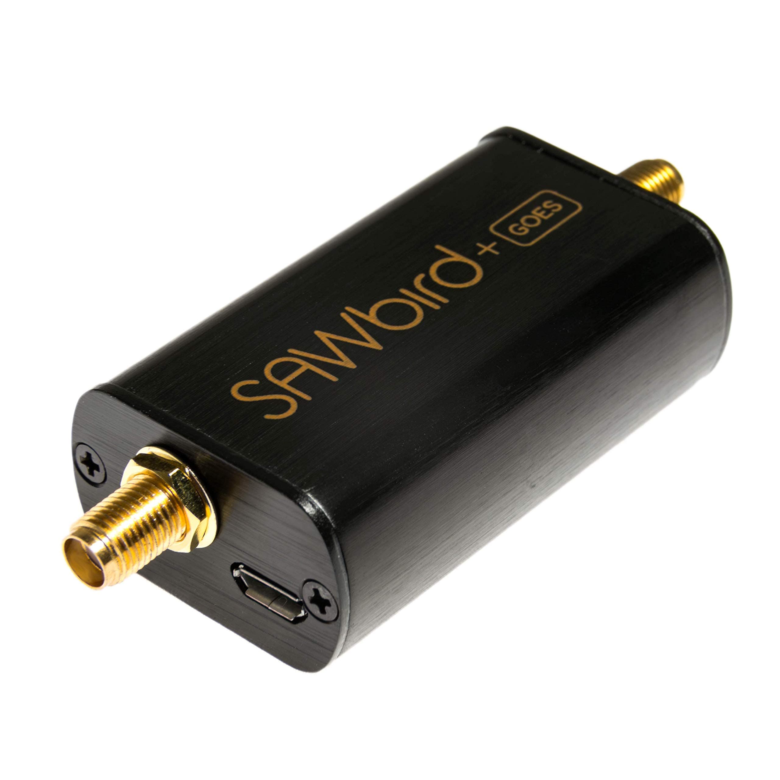 NooElec SAWbird + GOES - Premium SAW filter and cascaded ultra-low noise LNA module for NOAA (GOES/LRIT/HRIT) applications. 1688MHz center frequency