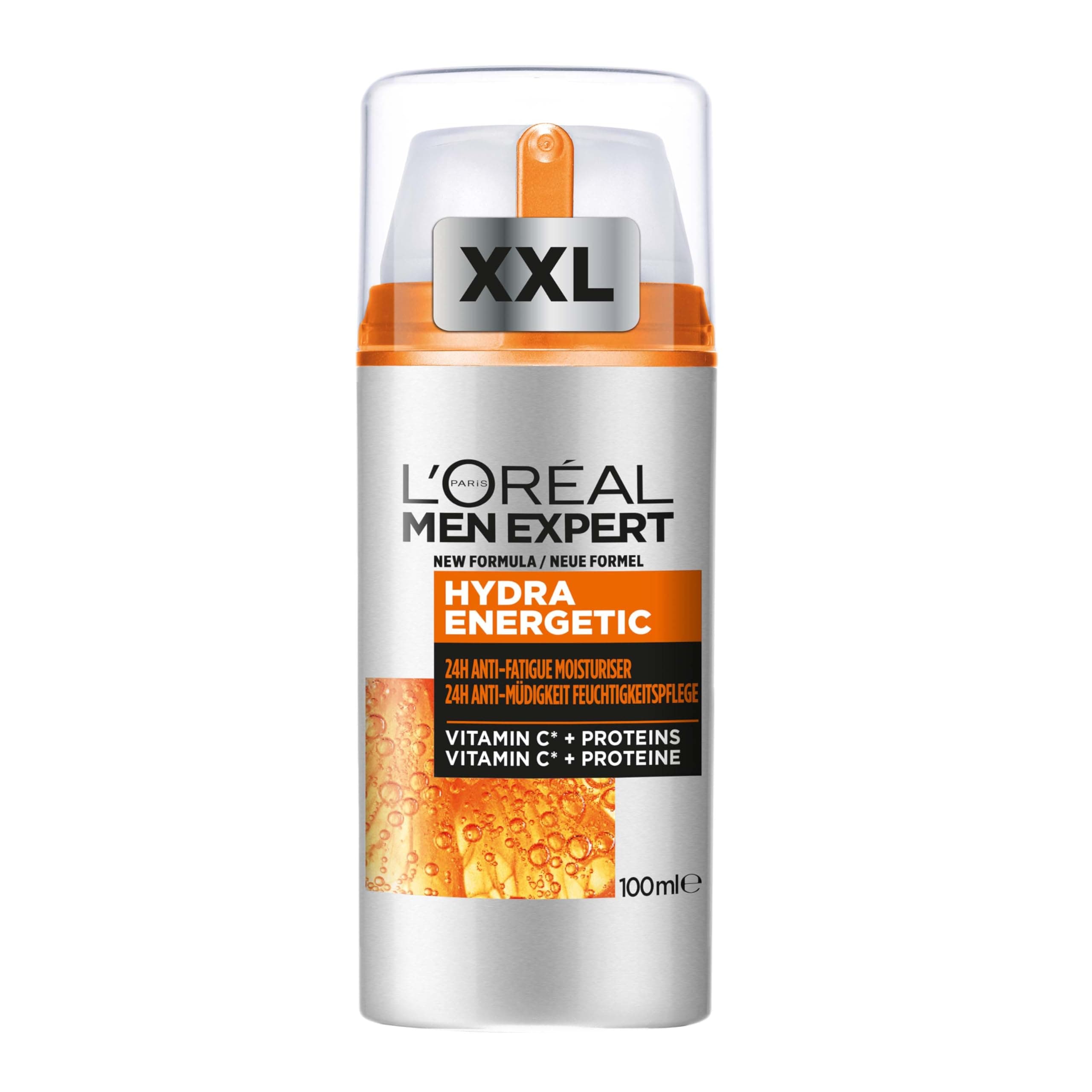 L'Oreal Men Expert Hydra Energetic Anti-Fatigue Moisturiser for Men 100 ml (Packaging may vary)