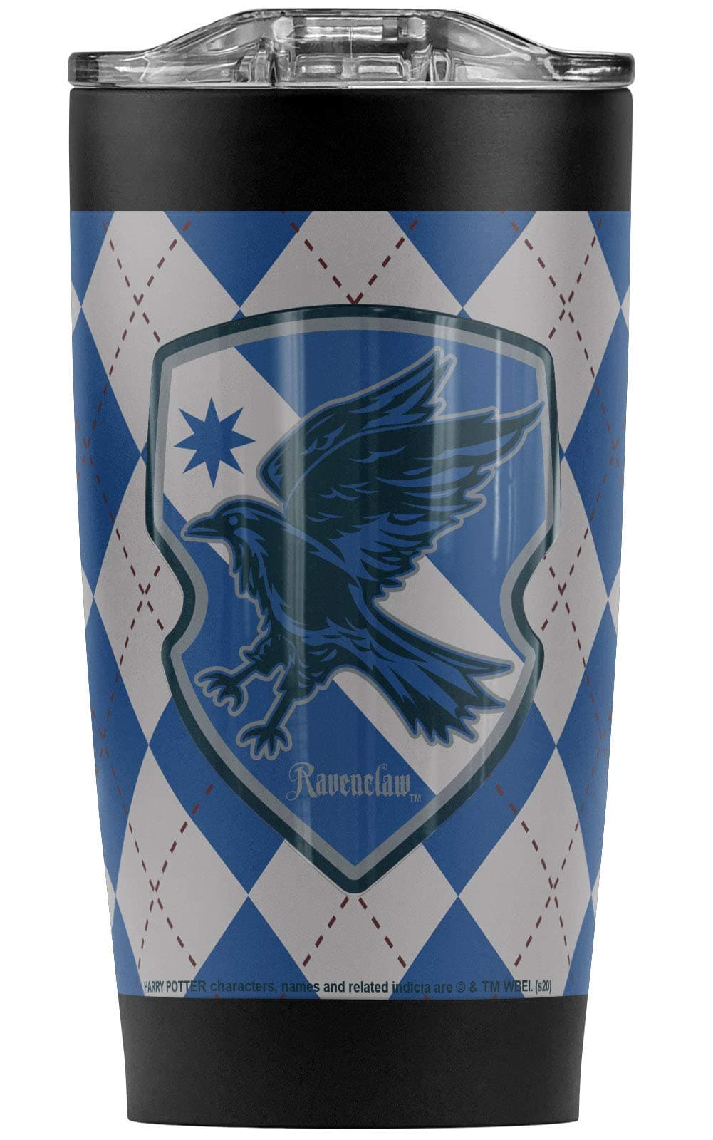 Logovision Harry Potter Slytherin Rough Crest Stainless Steel Tumbler 20 oz Coffee Travel Mug/Cup, Vacuum Insulated & Double Wall with Leakproof Sliding Lid | Great for Hot Drinks and Cold Beverages