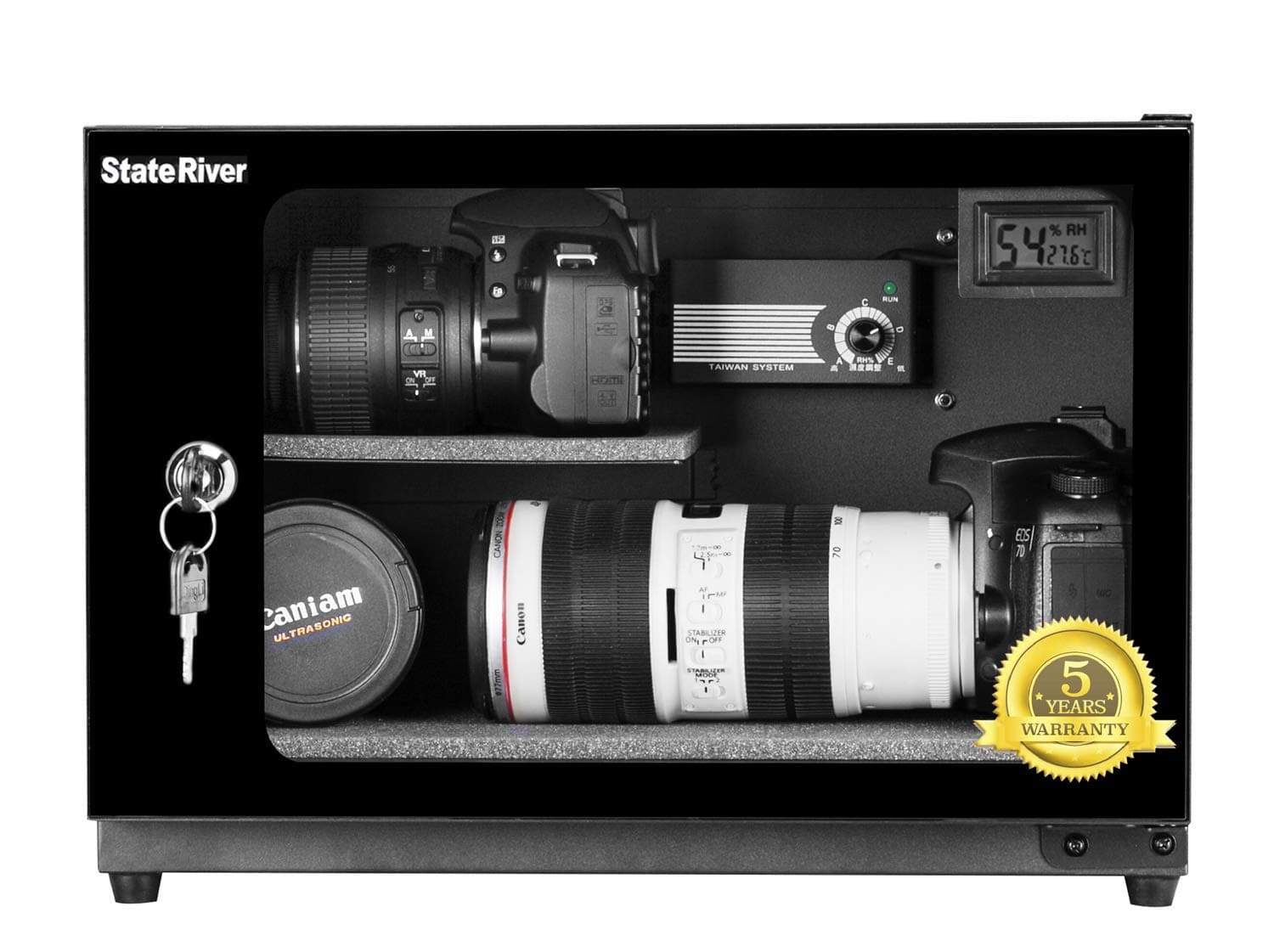 StateRiver Analog Camera Dry Cabinet for Camera Lens and Other Photographic Equipment 20 Litre