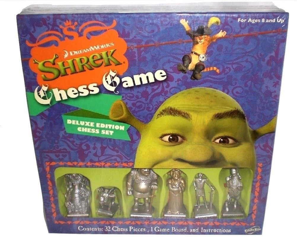 Sababa Shrek Chess Set Toys DreamWorks New Sealed