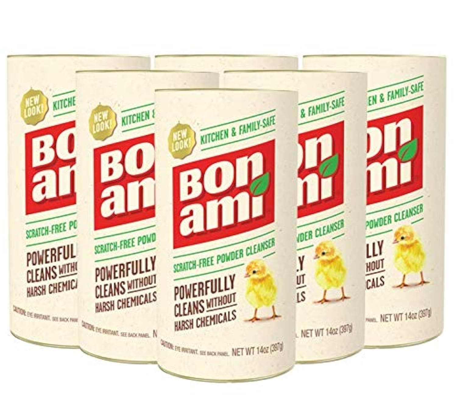 Bon Ami Powder Cleanser - 14 oz (Pack of 6)
