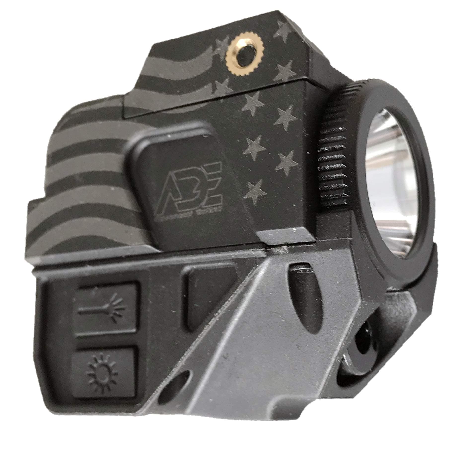 ADE LS007G-1 Rechargeable Pistol Handgun Laser Flashlight Combo for Glock Series, Sig Sauer, Smith & Wesson, Springfield, Beretta, Ruger, and Heckler & Koch