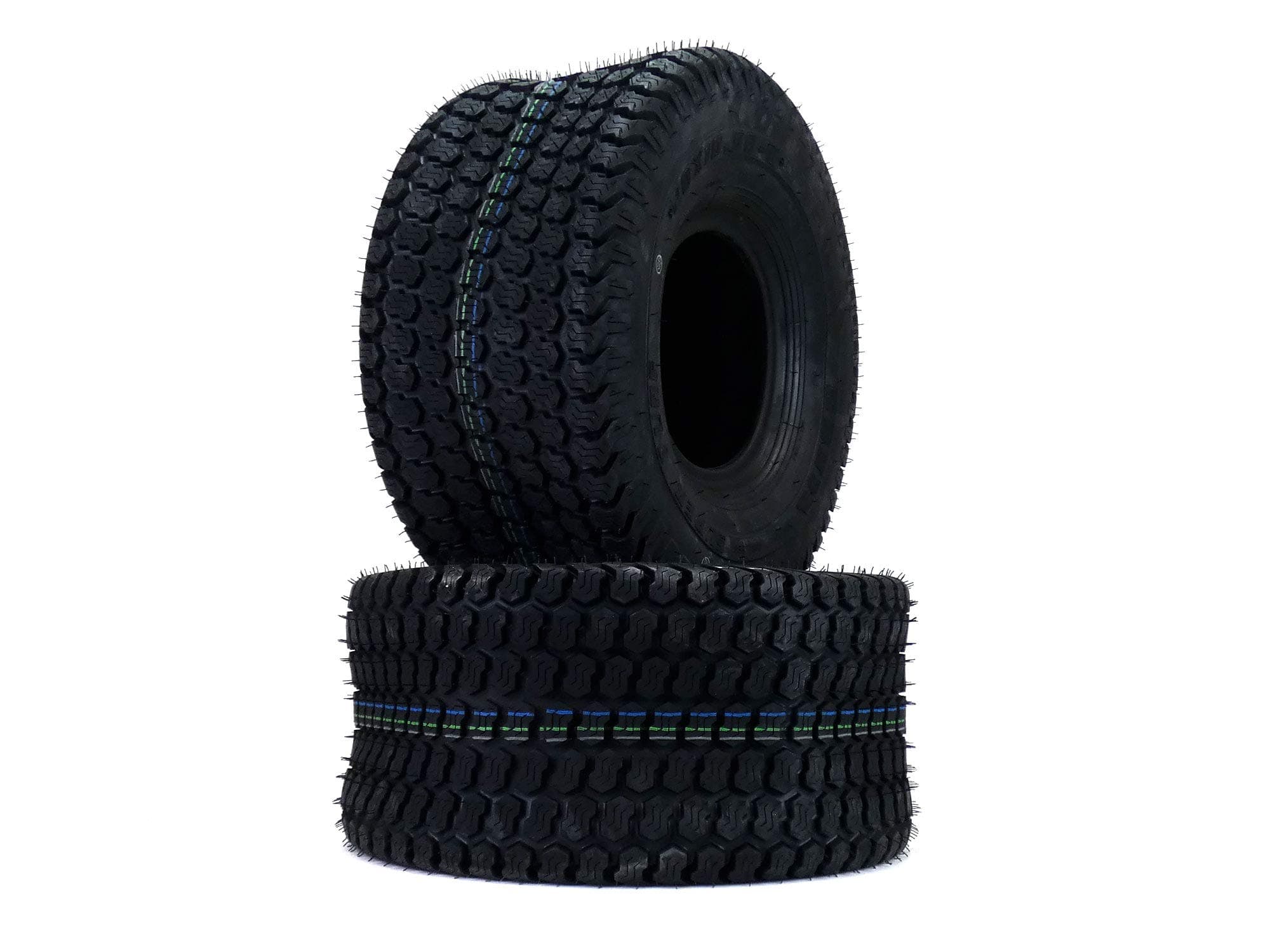 (2) Super Turf Tubeless Tires 4 Ply 20x10.50-8 20-10.5-8 120-6466 07100940