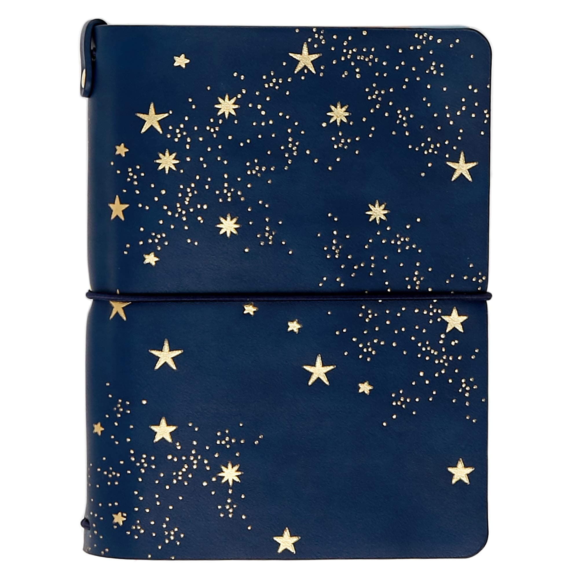 Erin CondrenOn The Go Folio - Small Holder Case to Protect Your Planners and Journals. Works Great w Petite Planners & Journals. Elastic Band Holder - (Small, Starry Sky)