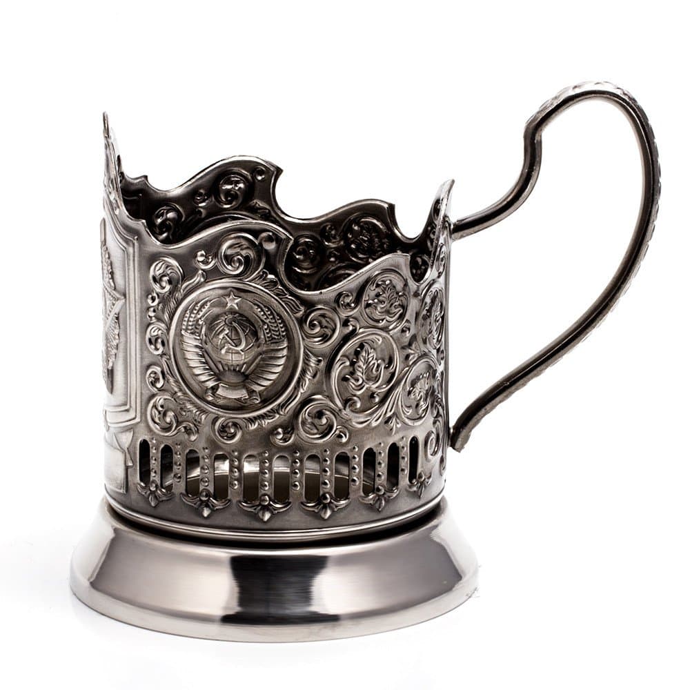 Soviet Drinking Glass Holder ''The Order''. Russian Tea Glass Holder/Podstakannik for Hot or Cold Liquids