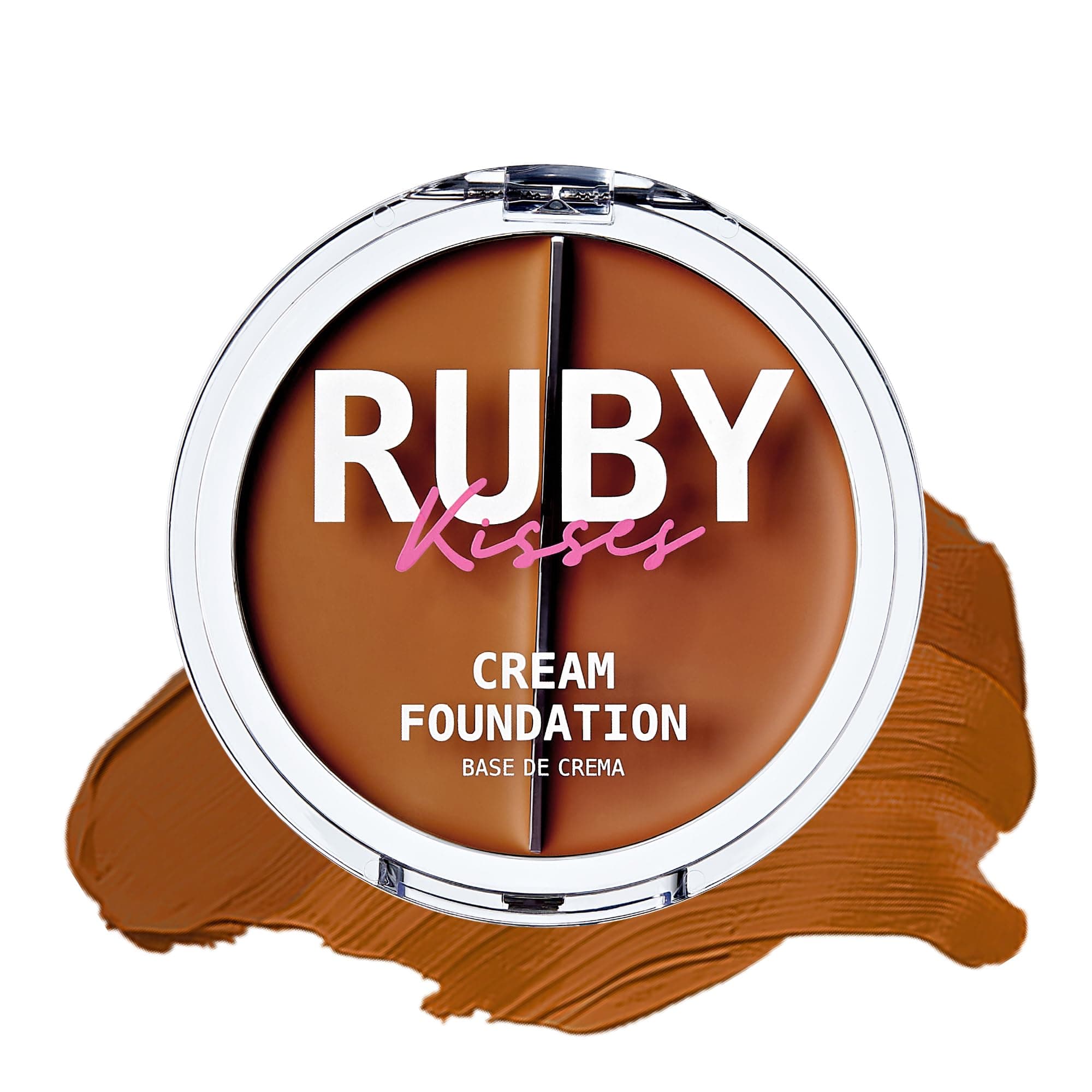 Ruby Kisses 3D Face Creator Cream Foundation & Concealer, 12 Hours Long Lasting, Medium to Full Coverage, Non-Greasy, Ideal for Makeup & Contour Palette (Level 10)