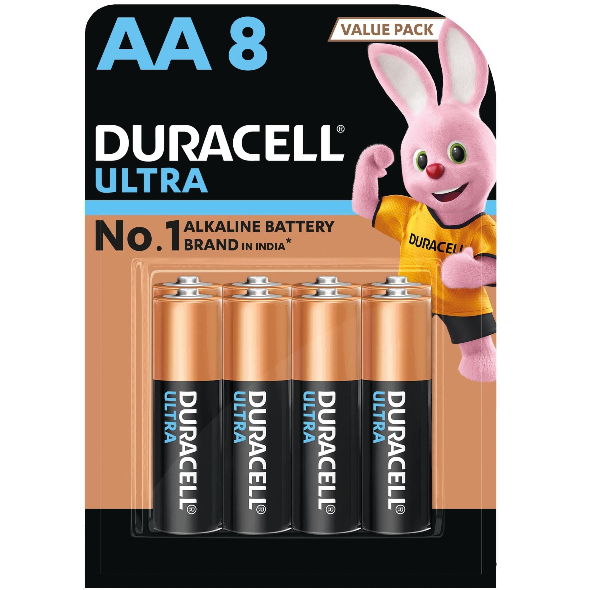 AA Battery, Pack of 8, Long Lasting Life Battery, Long Lasting Power, Leakage Protection, 10 years shelf life, 8 pcs per pack