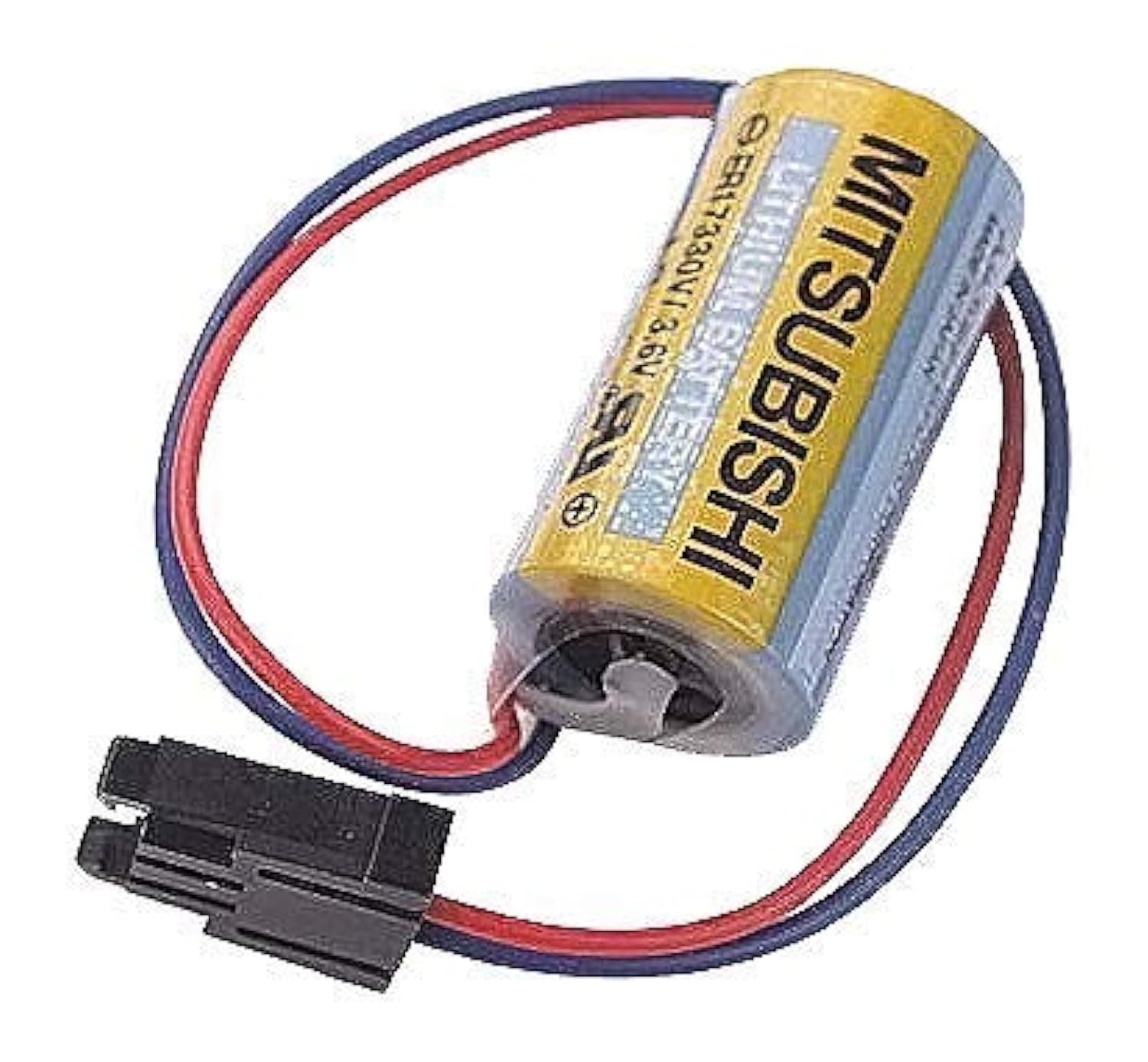OLKIEQZ Mitsubishi A6BAT ER17330V 3.6V 2000mAh Lithium Industrial Battery w/Plug