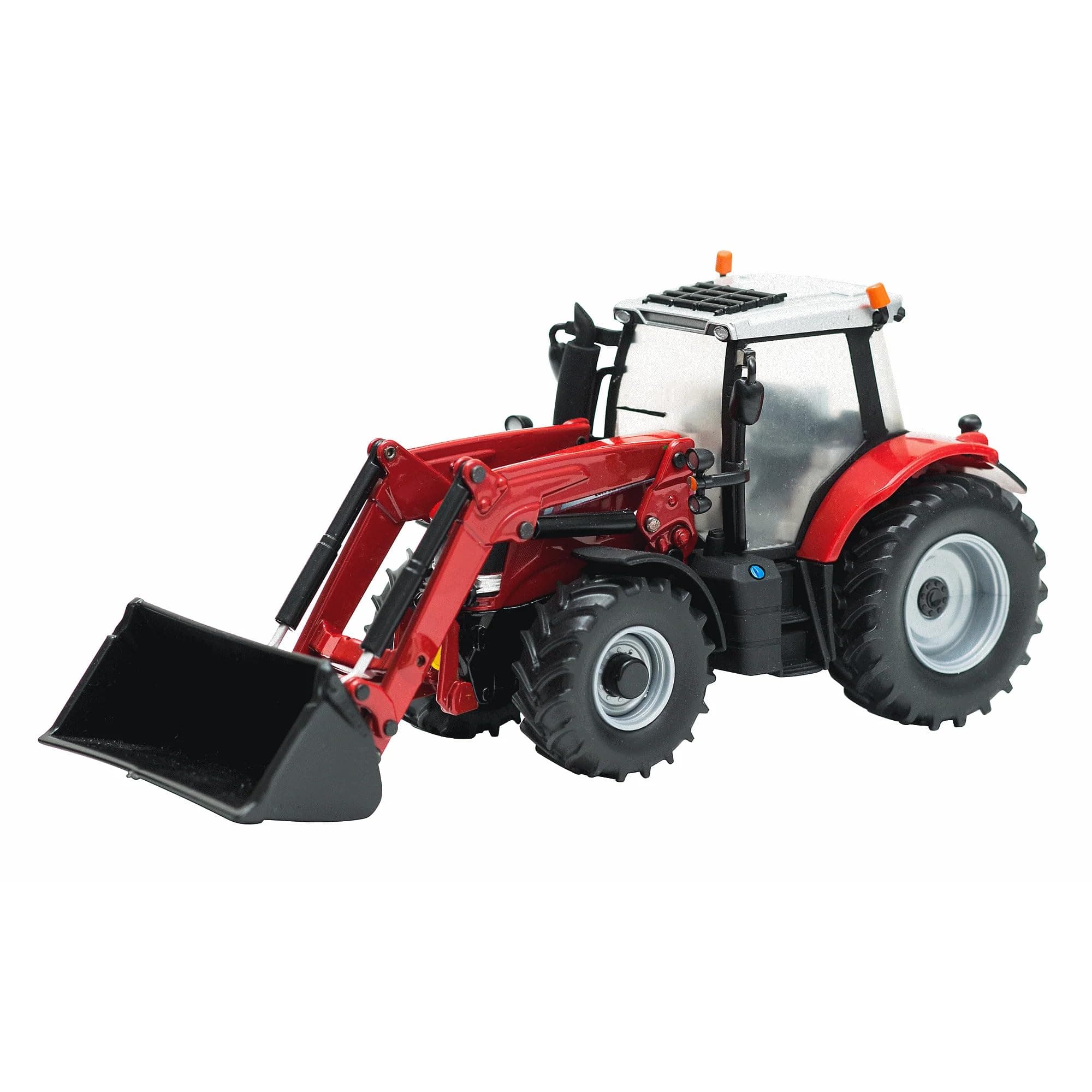 1:32 Massey Ferguson 6616 Tractor with Front Loader, Farm Set Toy Tractors for Children, Toy Tractor Compatible with all 1:32 Scale Farm Toys, Suitable for Collectors - Kids 3 Years 43082A1