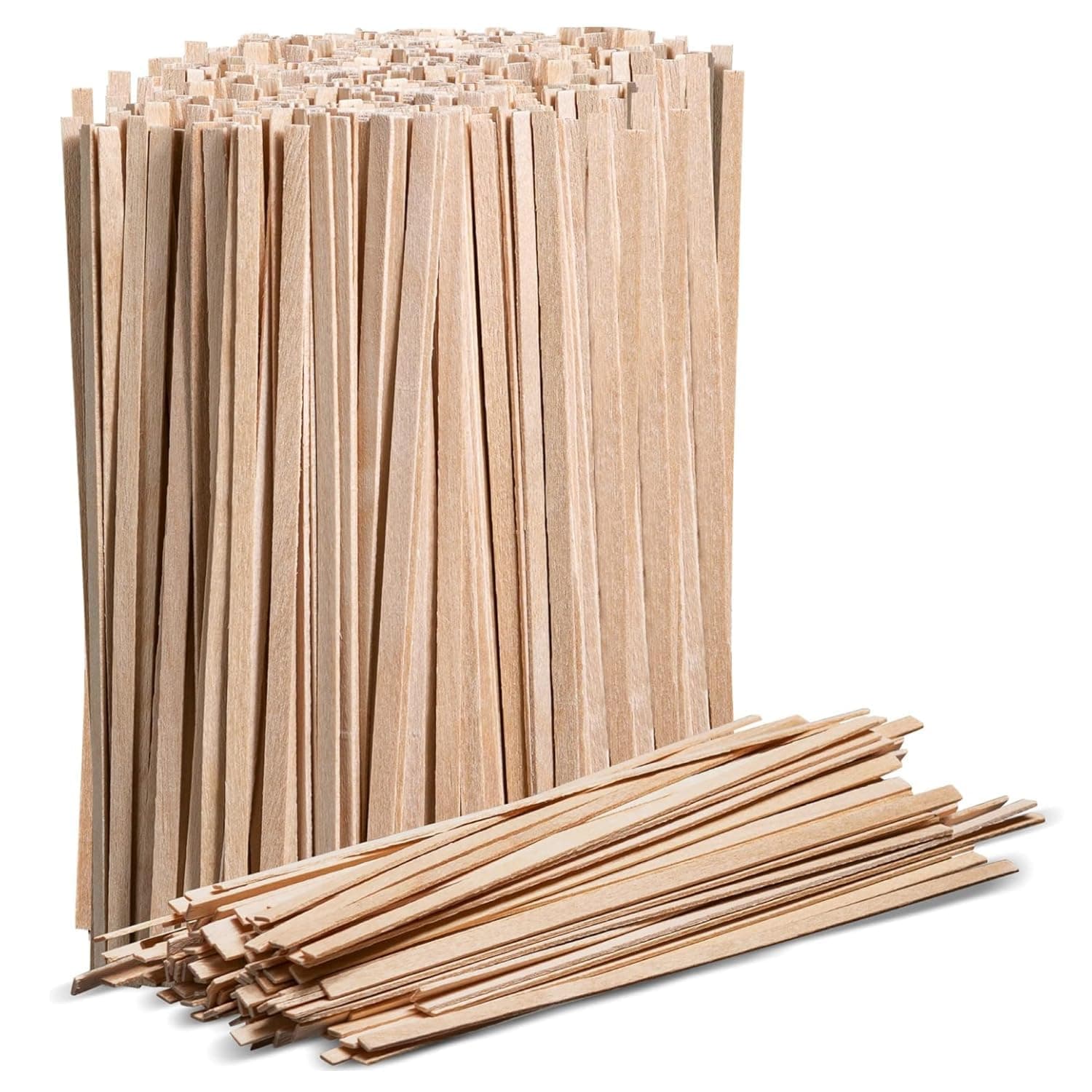 Prestee 1000 Wood Coffee Muddlers - Disposable 5.5" Long Wood Stirring Sticks for Coffee and Cocktails - Smooth Shatter-Free Beverage Mixer - Perfect for Cafes, Bars, and Drink Stations