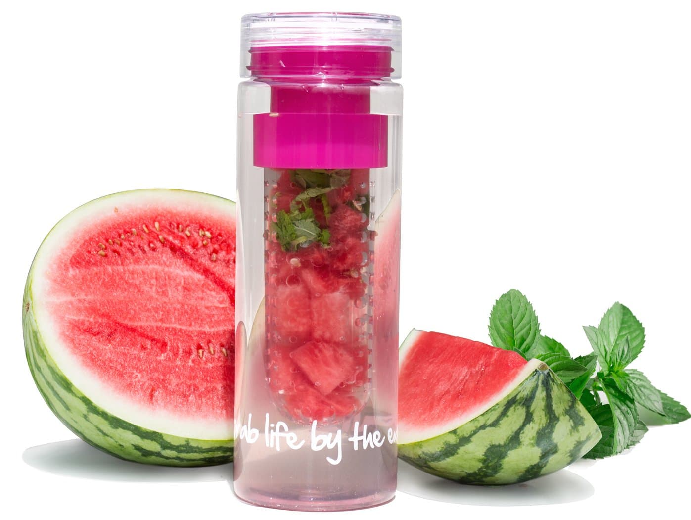 Infuser Water Bottle By FabFitFun - 28oz - Create Flavored Water with Fruits, Veggies, and other Natural Ingredients!