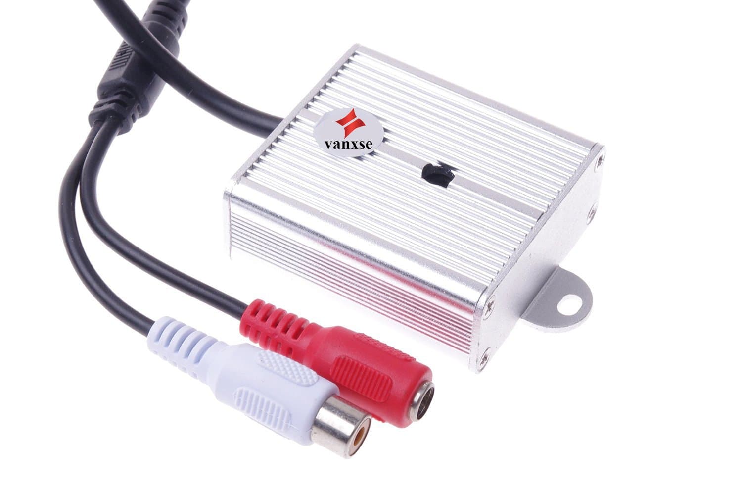 Vanxse® Mini Microphone High Sensitive Pickup Audio Mic Waterproof Metal Case for CCTV Security Camera DVR System