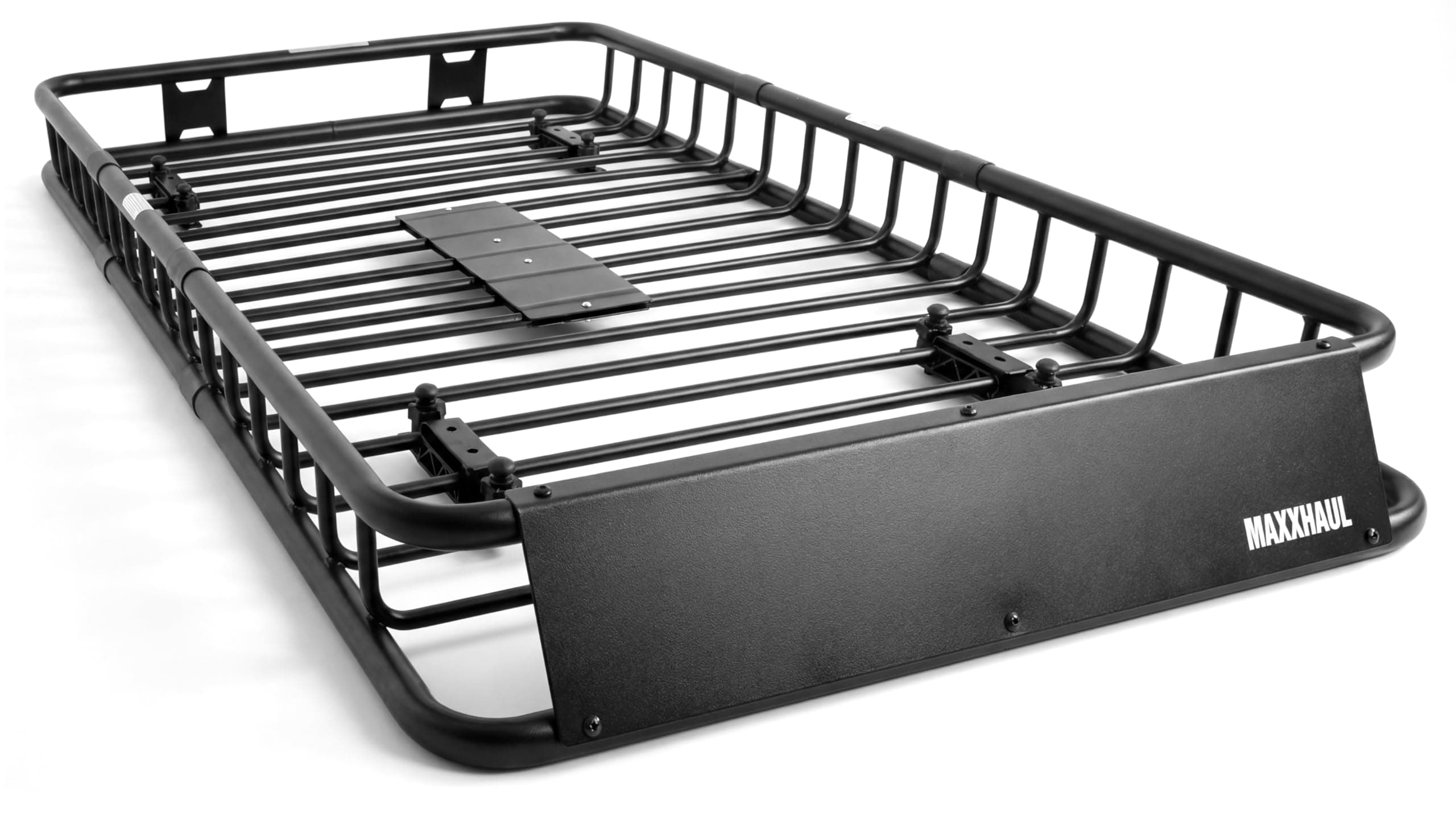 50506 64" x 39" x 6" Heavy-Duty Universal Steel Roof Rack, Black