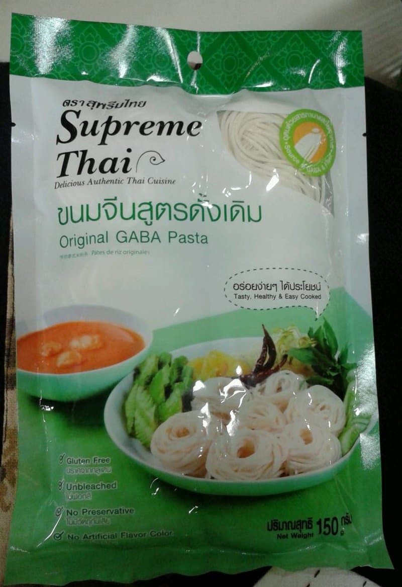 Original Gaba Pasta : Khanom Jeen : 6 Packs