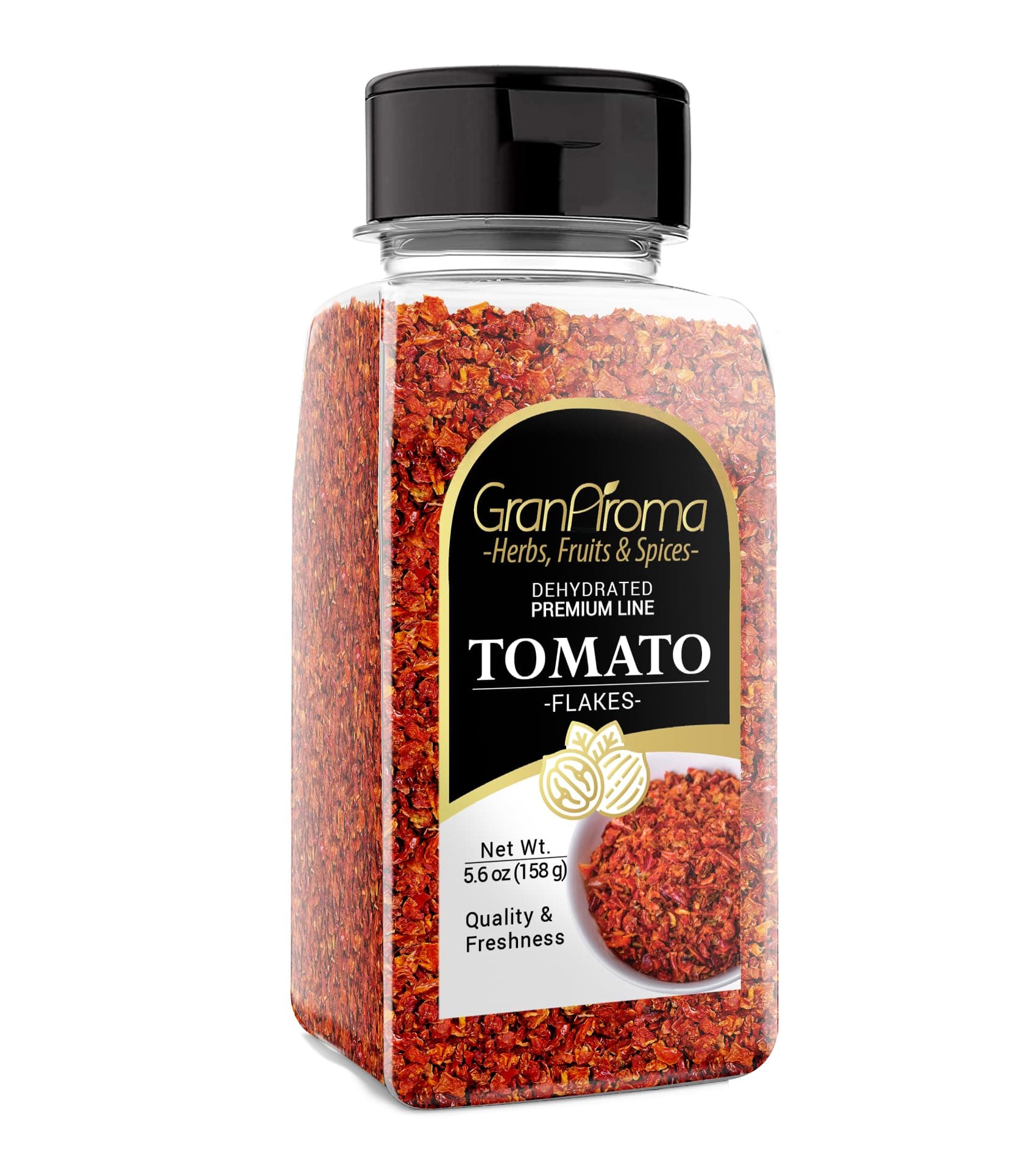 GranAroma Tomato Flakes, Dehydrated Flakes, Soups & Sauces, Versatile (5.6 Ounce)