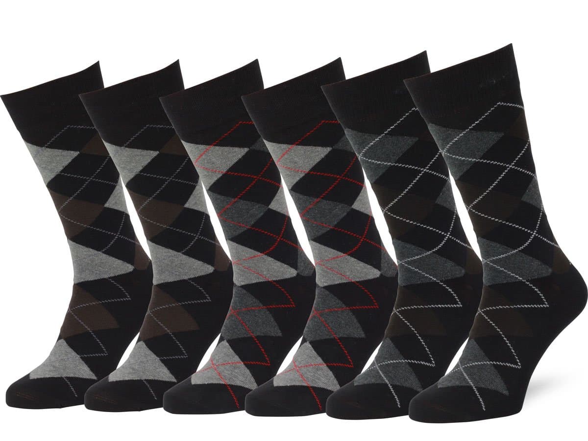 Easton Marlowe Solid & Pattern Men's Socks Combed Cotton Dress Socks