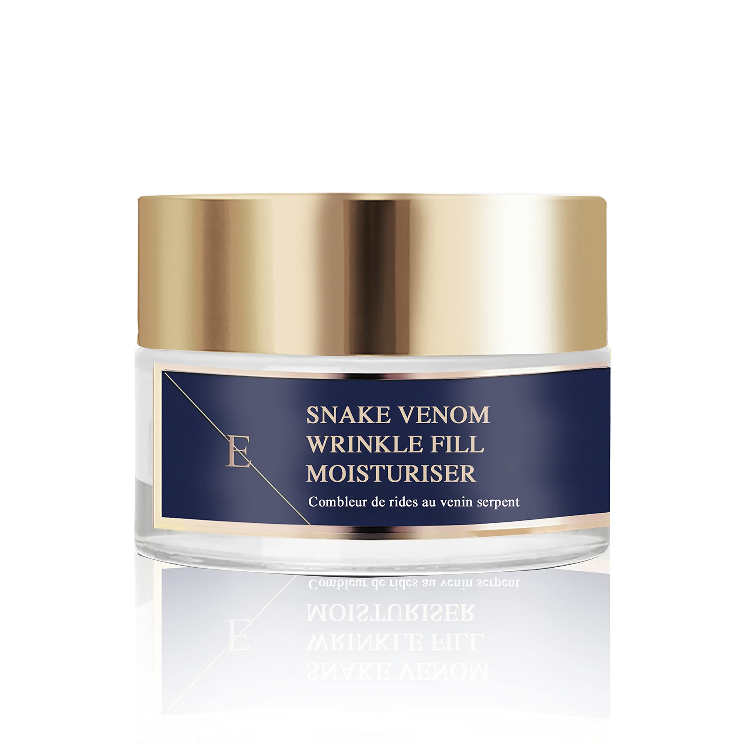 Snake Venom Wrinkle Fill Moisturiser 50ml, Ideal Wrinkle Cream that Reduces Fine Lines and Creases.