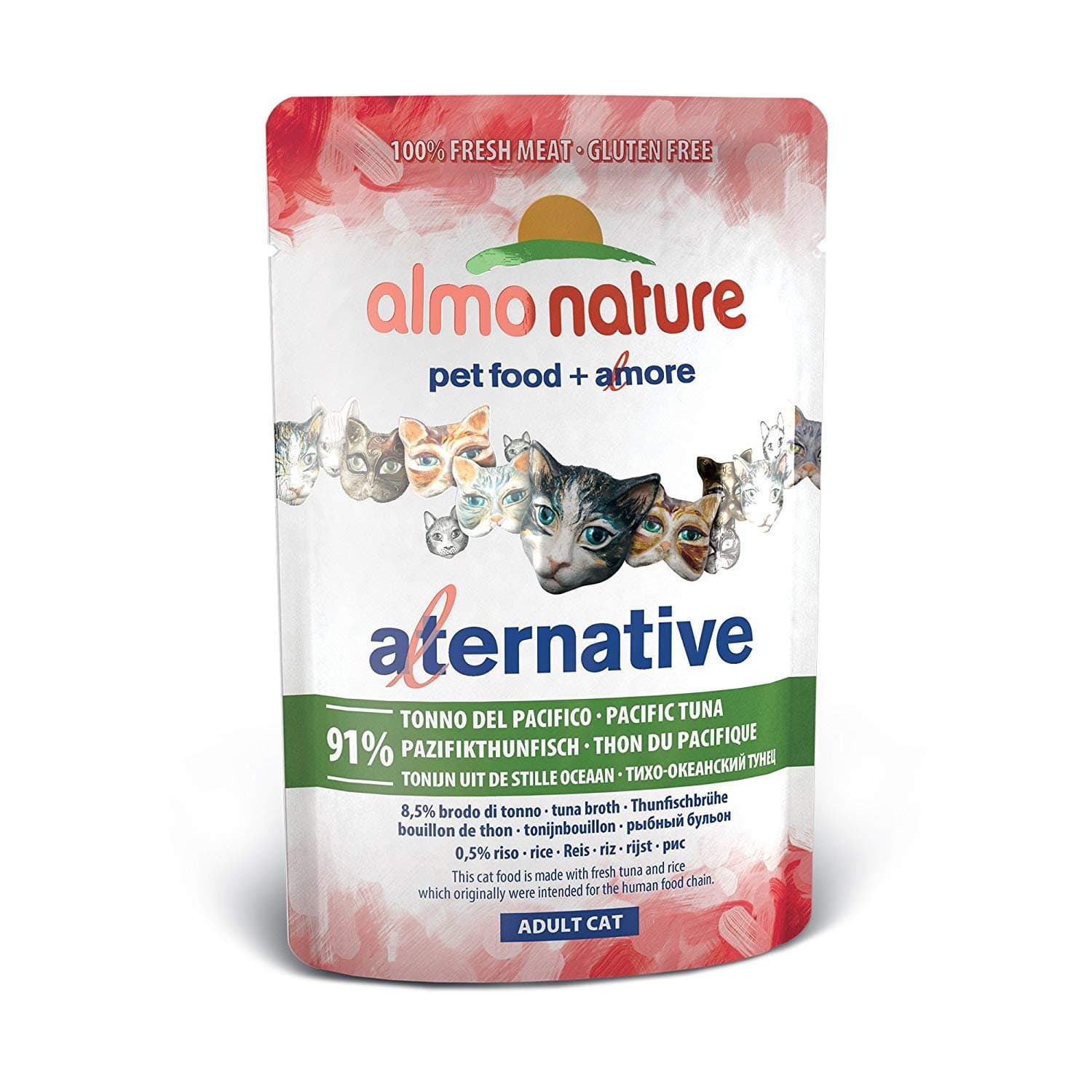 24 x Almo Nature Hfc Alternative Cat Pacific Tuna 55g