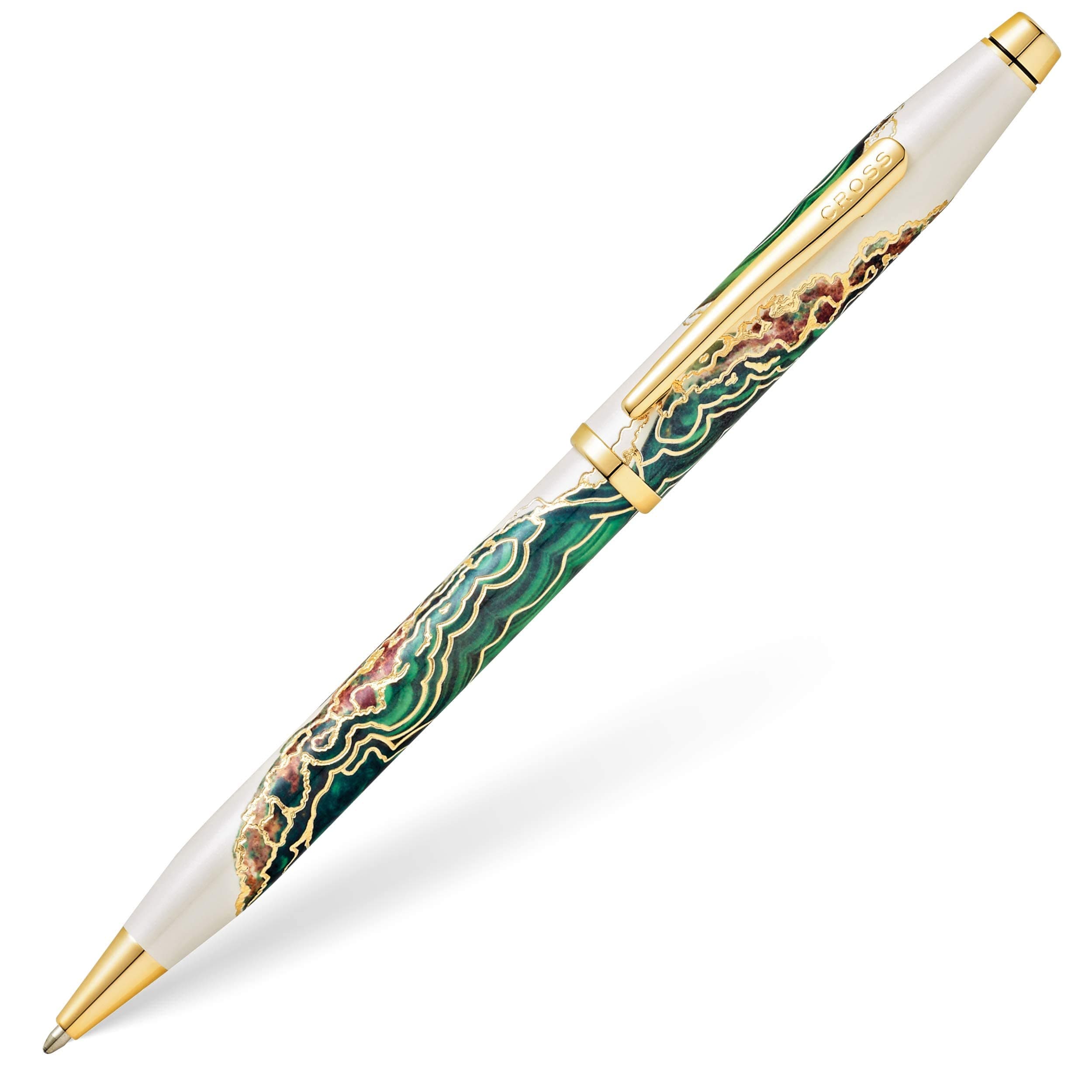 Wanderlust Refillable Ballpoint Pen Presented in a Luxury Gift Box - Medium Point, Black Ink,
