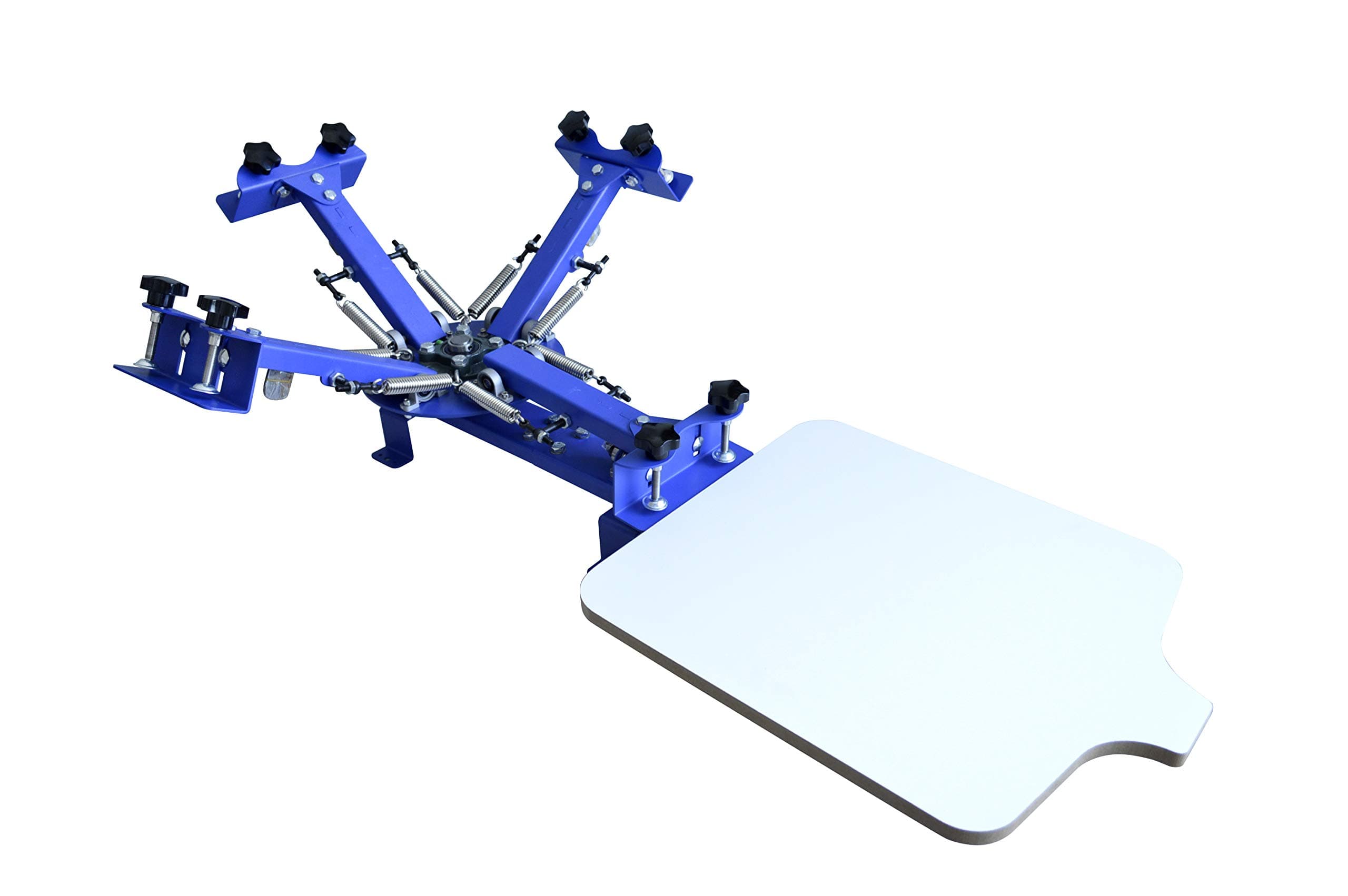 Techtongda Screen Printing Machine Press 4 Color 1 Station Silk Screen Printing Machine