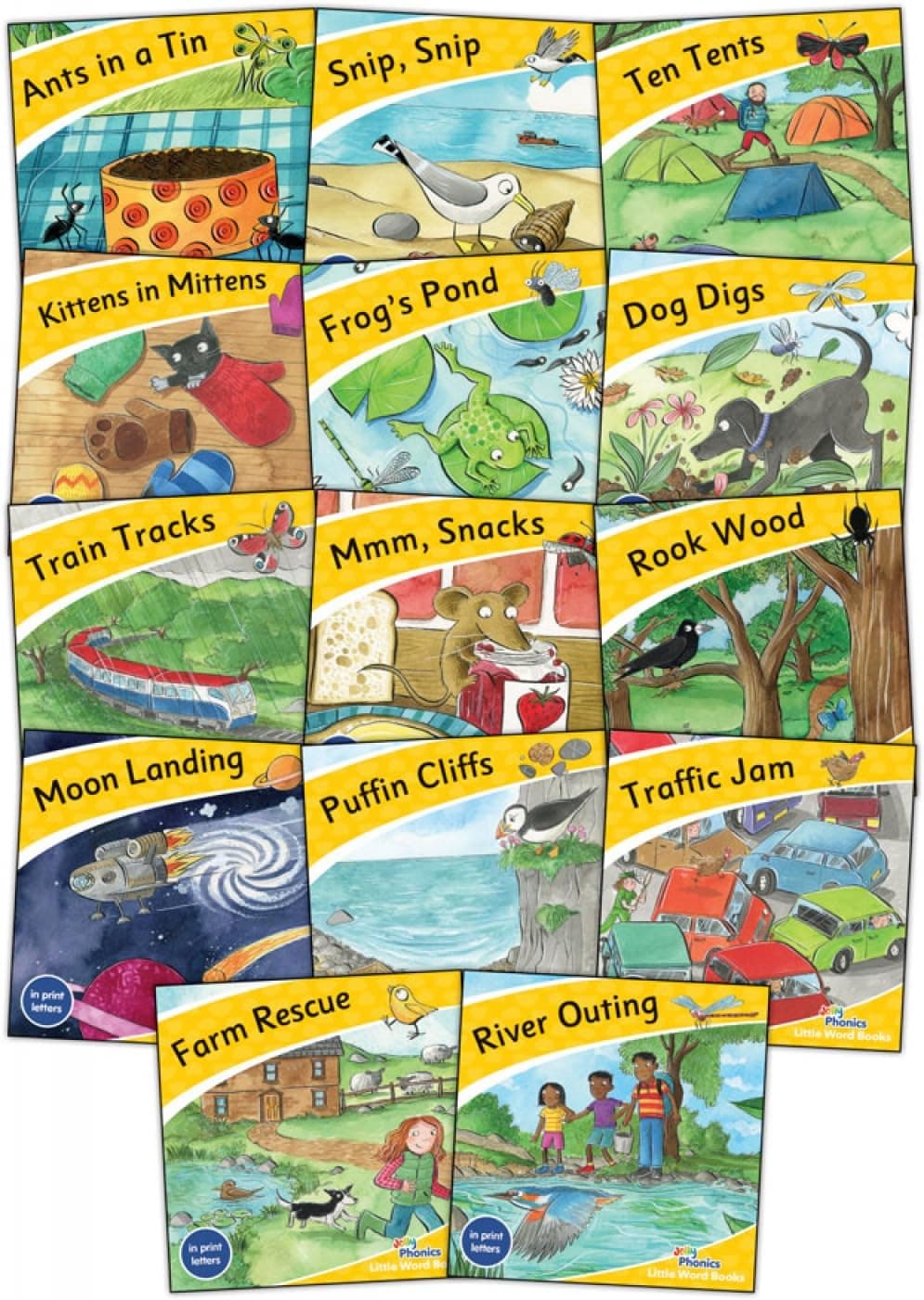 Jolly Phonics Little Word Books: In Print Letters (Ae)