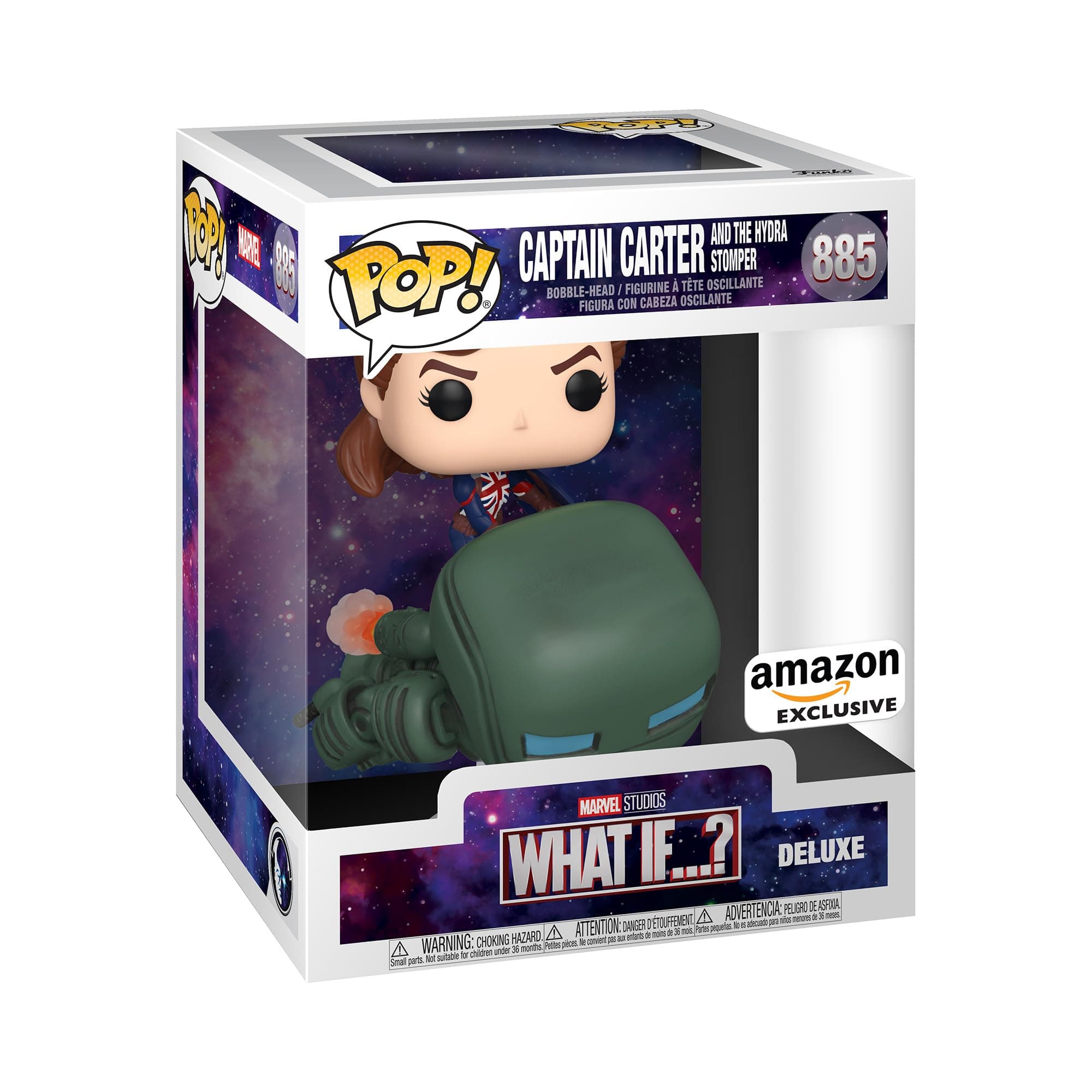 POP! Deluxe: Year Of the Shield - Hydra With Captain Peggy Carter - Marvel Comics - Amazon Exclusive - Collectable Vinyl Figure - Gift Idea - Official Merchandise - Toys for Kids & Adults
