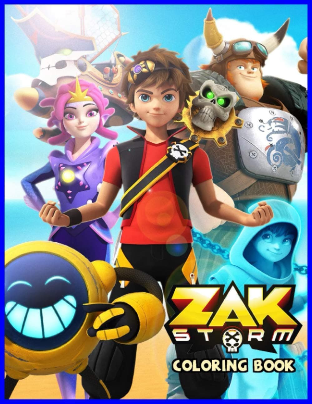 Zak Storm Coloring Book: El Rey de los Piratas Libro para colorear for kids