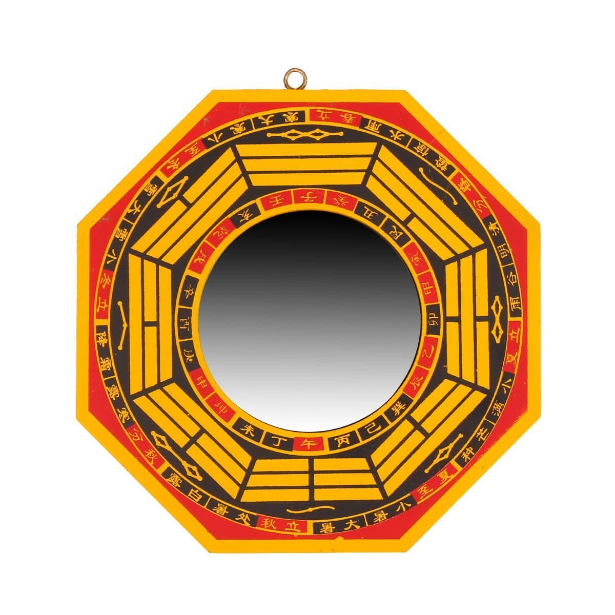 Chinese Feng Shui Bagua Mirror Concave Mirror for Protection Against Passive Negative Energy and Convex Mirror for Protection Against Active Harmful Energy (Convex, 8 inch)
