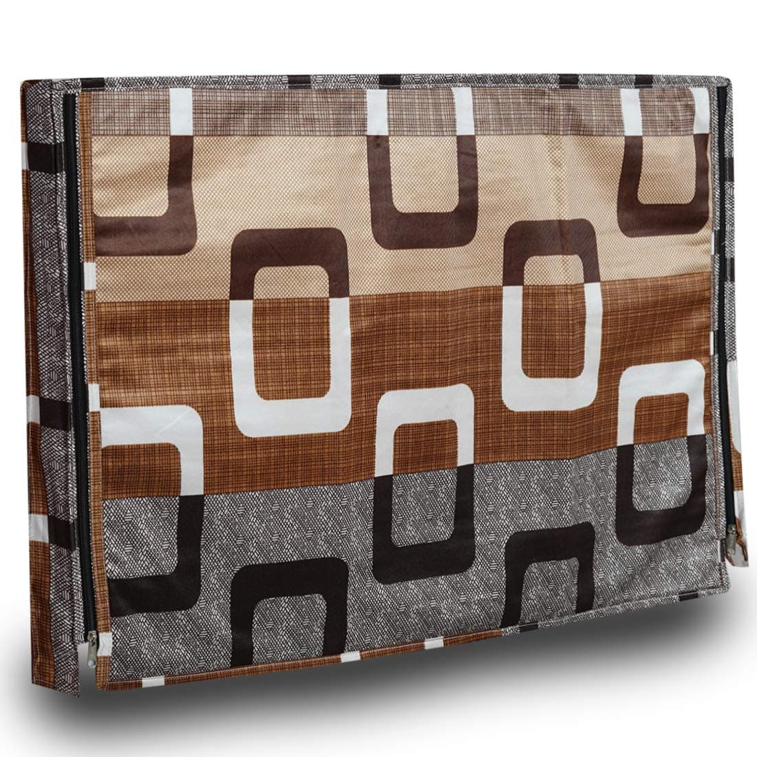 KANUSHI INDUSTRIES® LED/LCD Television Cover for 32 Inches LED/LCD With Stainless Steel Zip Lock ( All Brands & Models)(VAR-LED-32-COVER) (VAR-LED-32-BROWN-BOX)