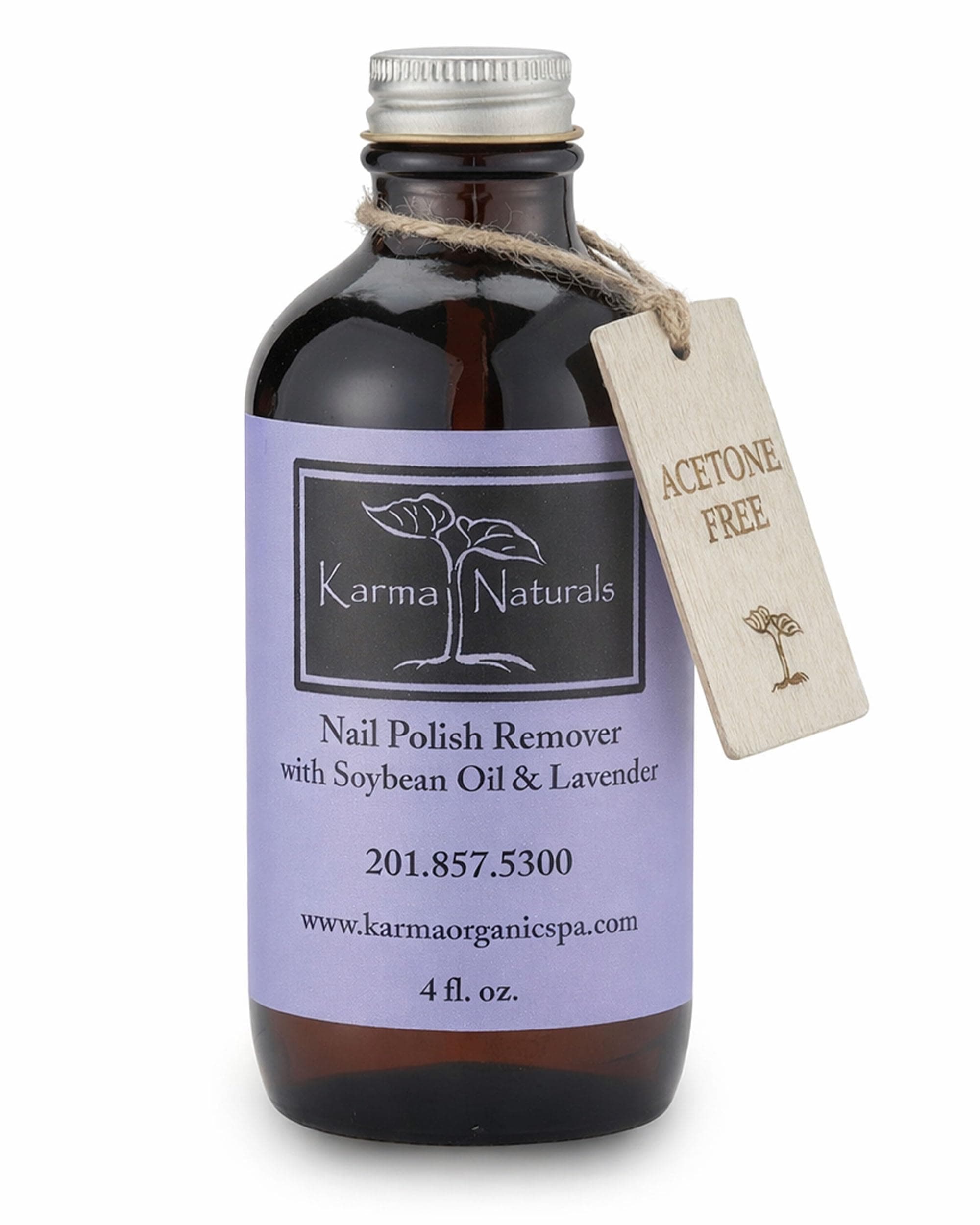 Lavender Natural Organic Nontoxic Nail Polish Remover