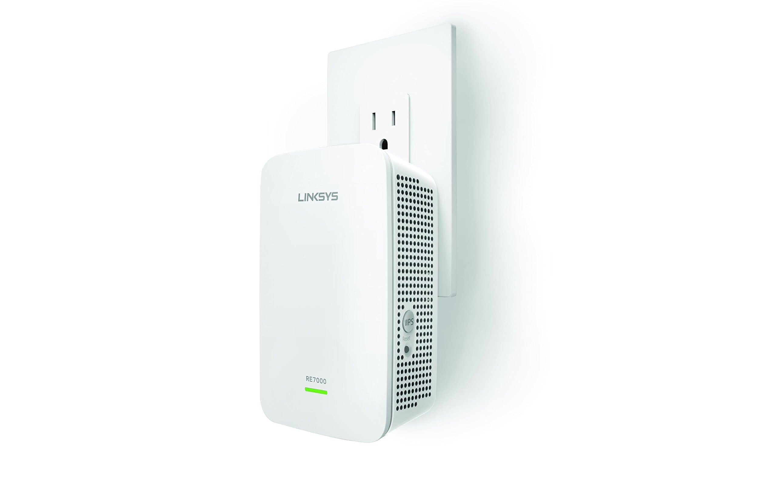 WiFi Extender, WiFi 5 Range Booster, Dual-Band Booster, 2,500 Sq. ft Coverage, Speeds up to (AC1900) 1.9Gbps - RE7000