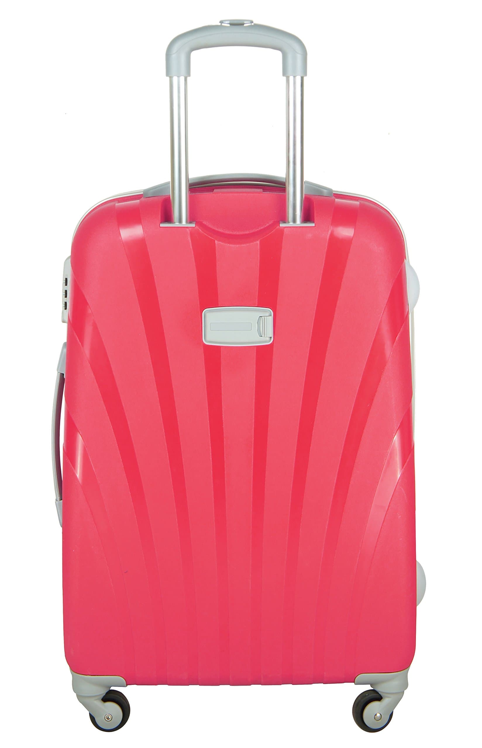 Tashiro Ultra Light Suitcase Carry On-Extended Trip Luggage 360 Spinners Candy Color (25'' Medium Trip, Candy Pink)