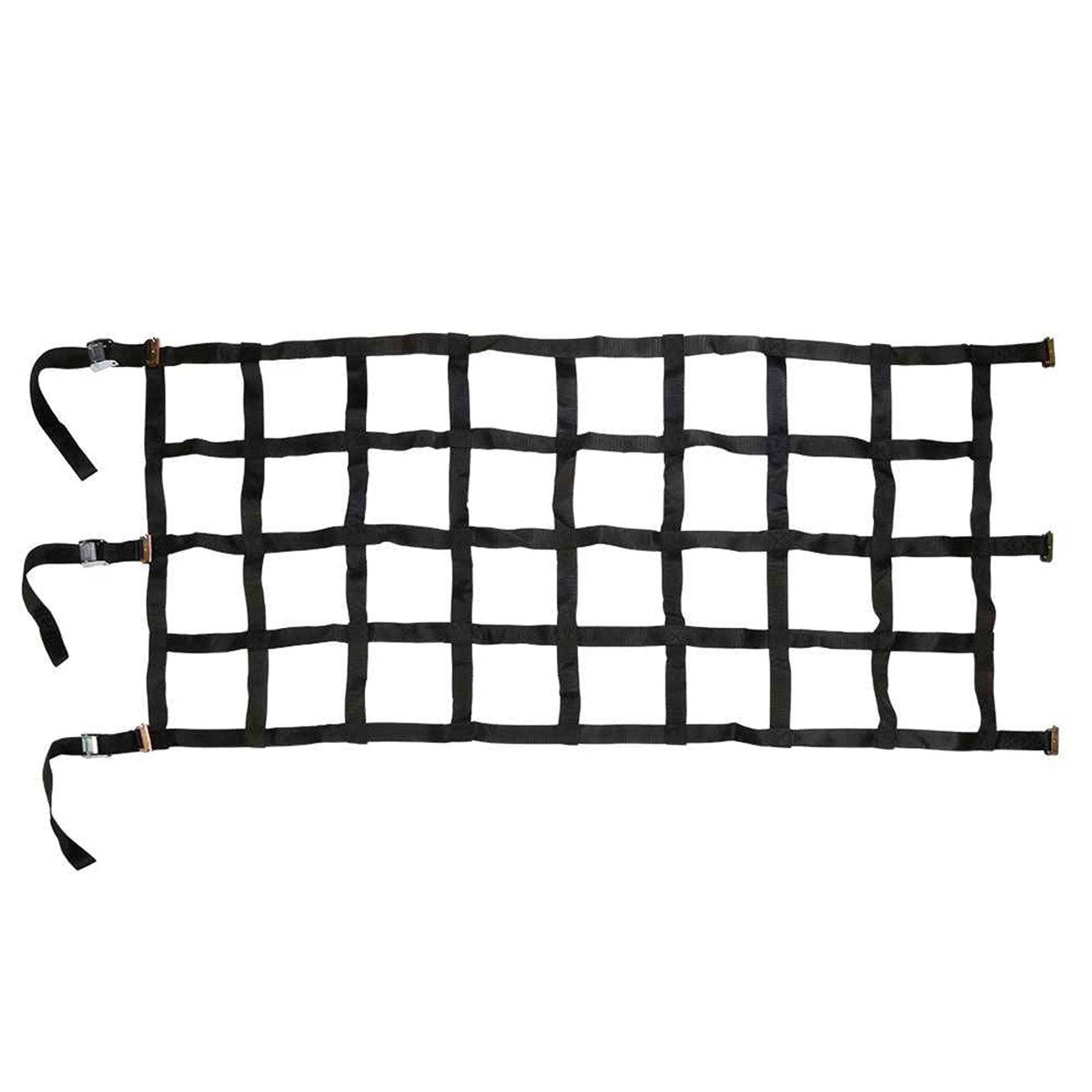 US Cargo ControlHeavy Duty Cargo Net with Cam Buckles and E-Track Fittings, 42 Inches x 82 Inches with 8 Inch by 8 Inch Holes, Adjustable and Durable Truck Cargo Net Used for Large Enclosed Trailers