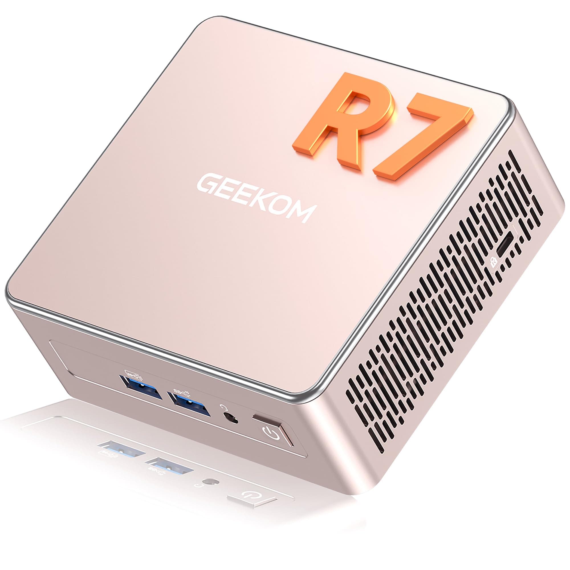A5 Mini PC with AMD Ryzen 7 5825U, 3-Year Coverage, 16GB RAM&512GB M.2 NVMe SSD, Windows 11 Pro Desktop Computer, Vega 8 Graphics, 8K UHD, Dual HDMI | Wi-Fi 6, BT 5.2, USB 3.2 | Home & Office