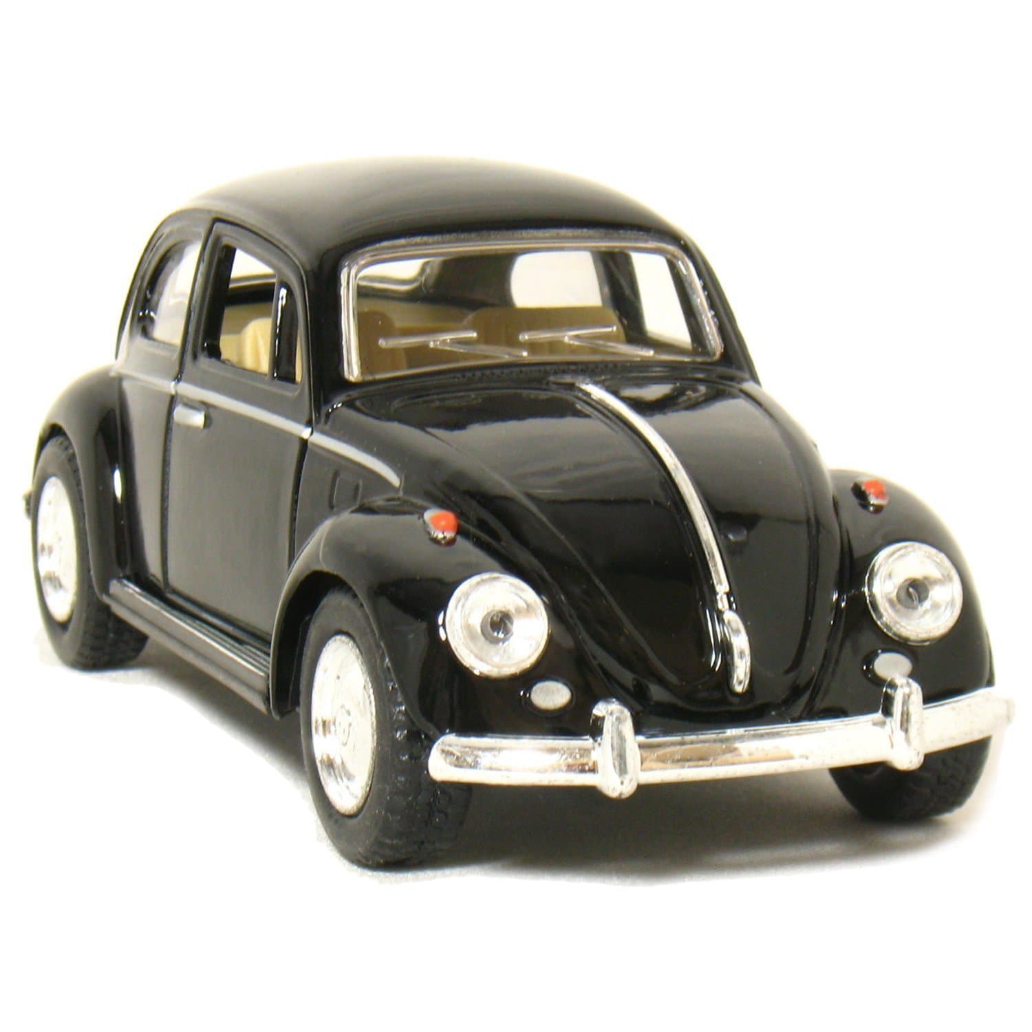 Collectable Diecast 1967 Volkswagen Beetle W/Decals, Black - 5057Df - 1/32 Scale Diecast Model Toy Car