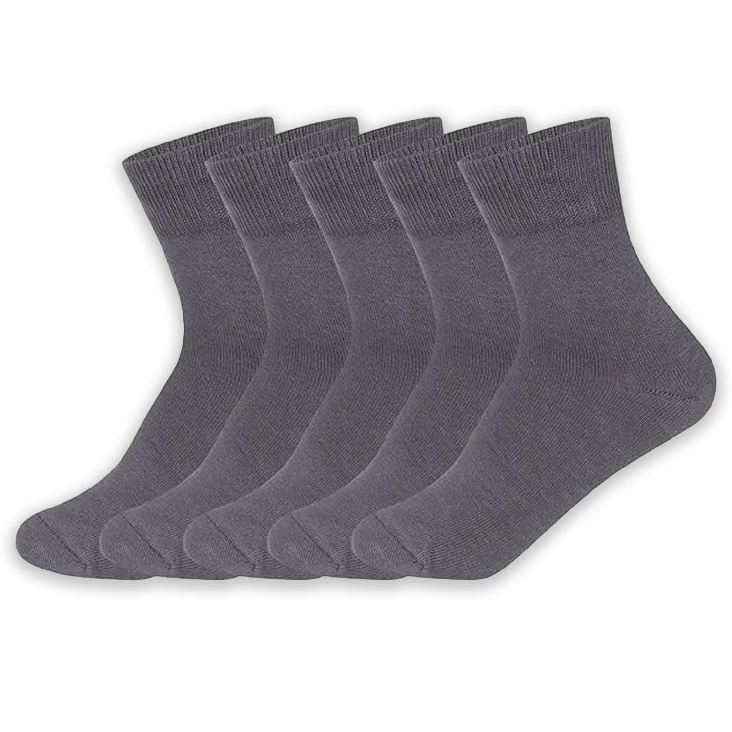 SupersoxAnkle School Uniform Socks for Kids, Made with Breathable, Anti Odour & Moisture Absorbent Combed Cotton with a Extra Durable Welt, Ideal For All Day Wear (Pack Of 5)