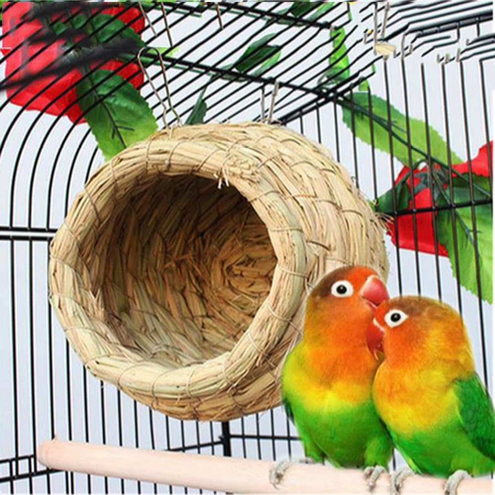 Straw Bird Nest House for Small Birds