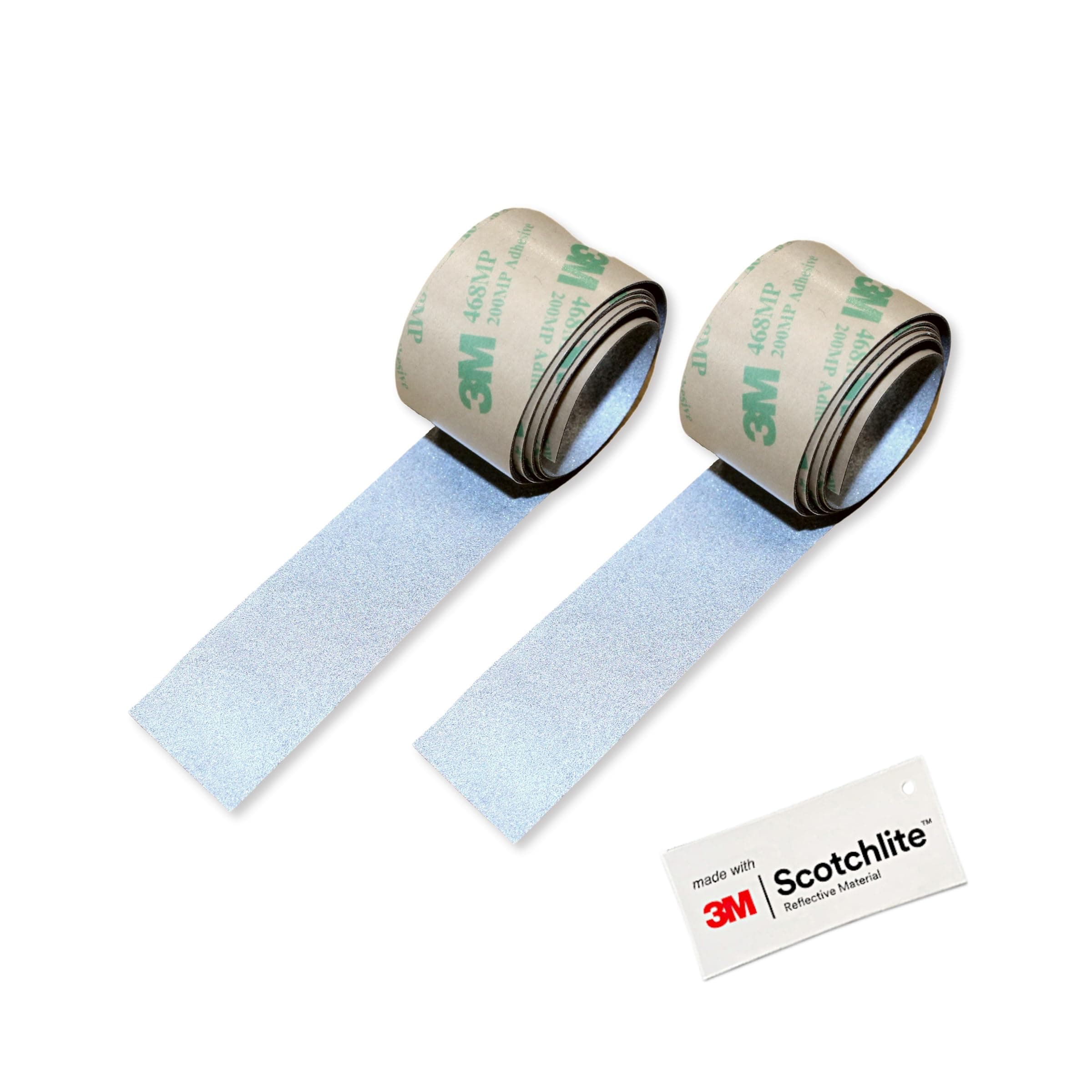Salzmann Reflective Tape 1m | High Visibility Adhesive Tape | Made with 3M Reflective Material | For Backpacks, Bikes, Helmets