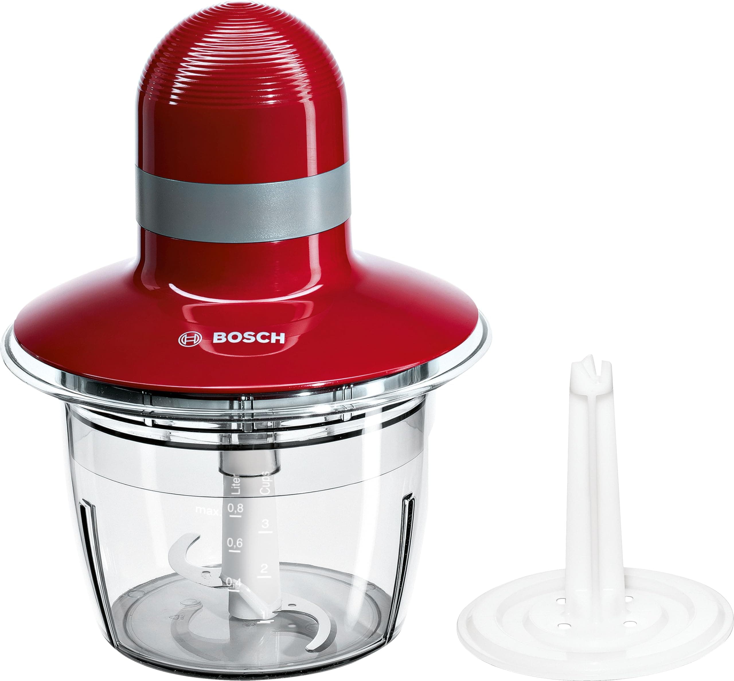 Bosch MMR08R2 Food Chopper, 400W, Red/Grey