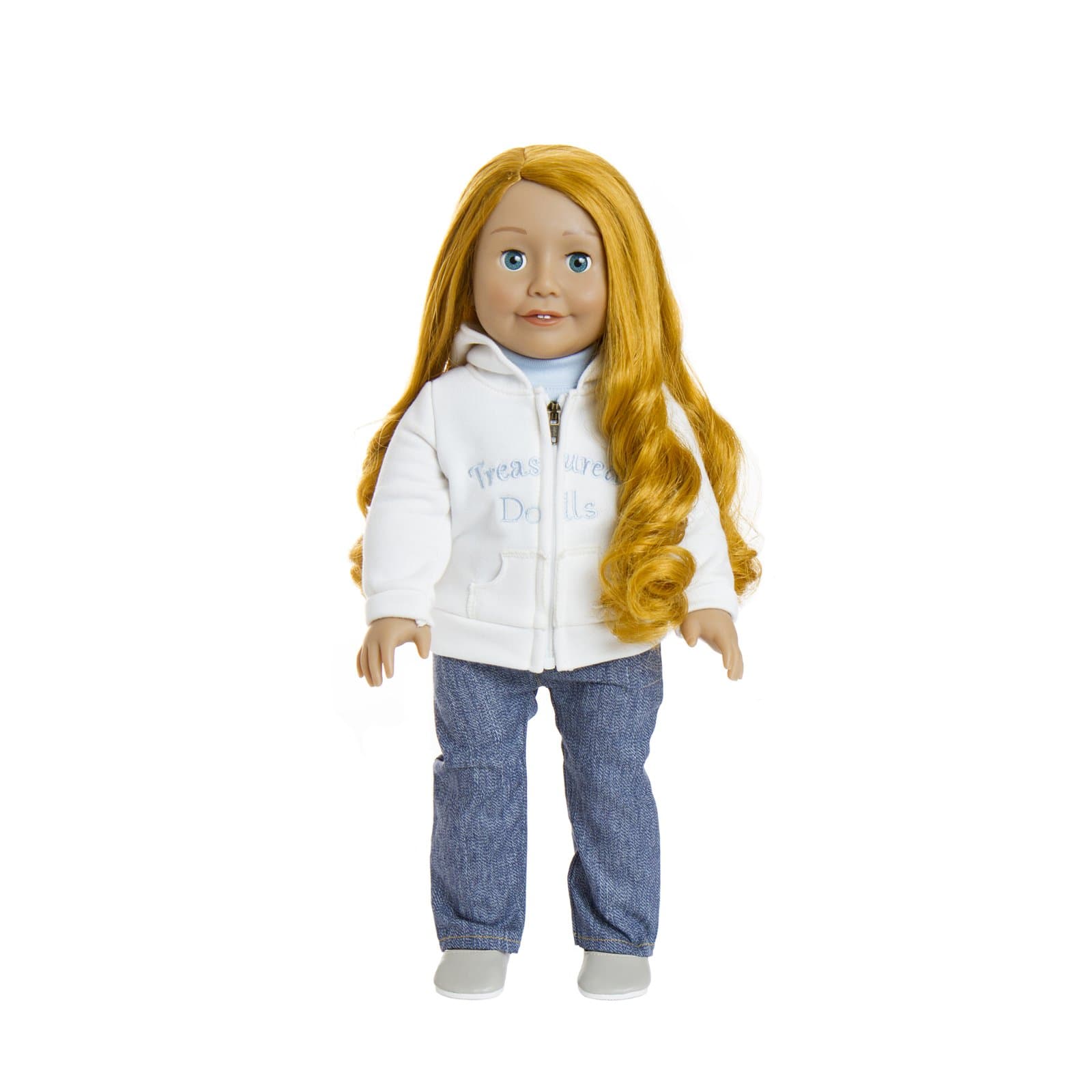TREASURED DOLLS Niamh, 18 Inch Doll by her exclusive trendy hoodie and jeans