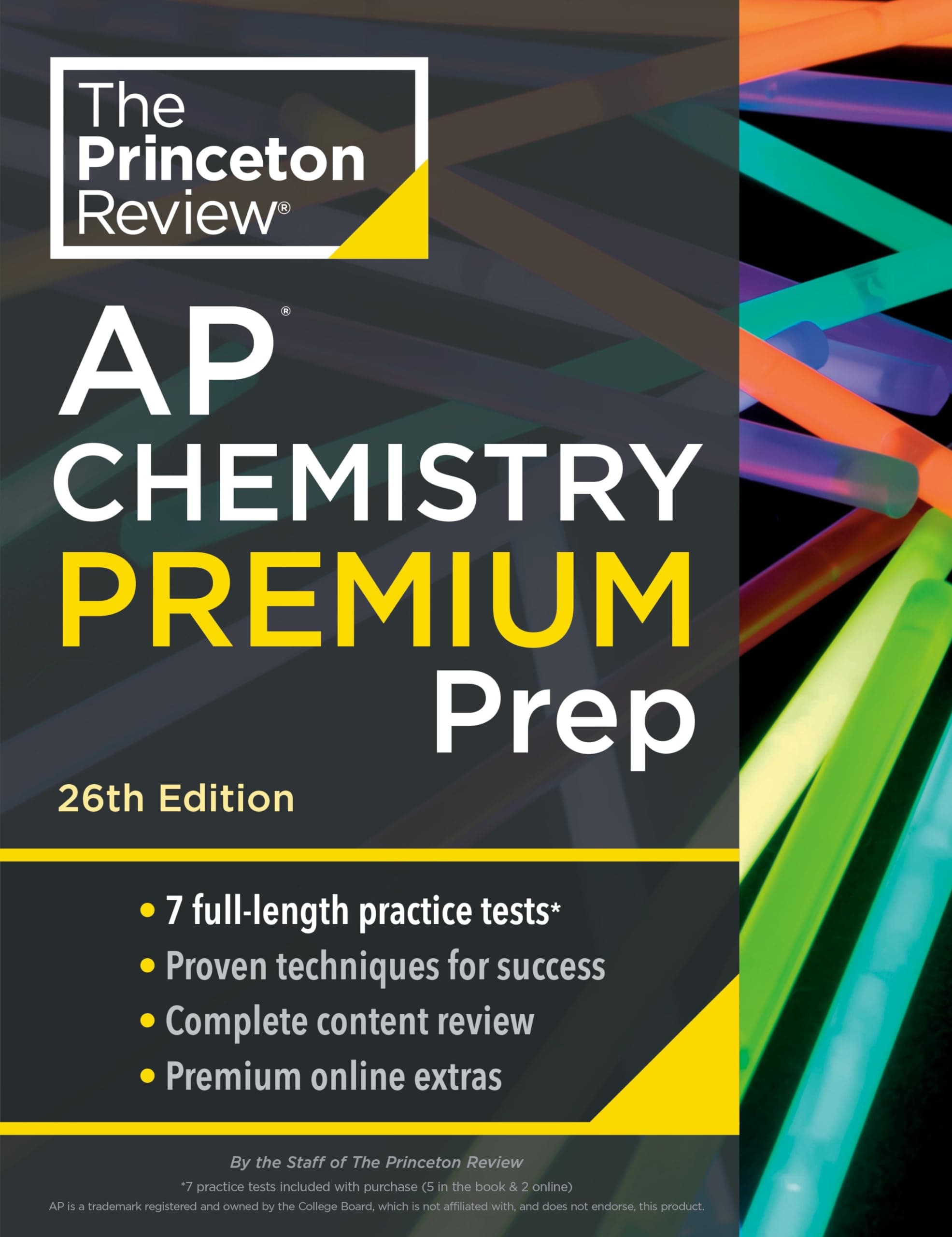 Princeton Review AP Chemistry Premium Prep, 26th Edition: 7 Practice Tests + Digital Practice Online + Content Review