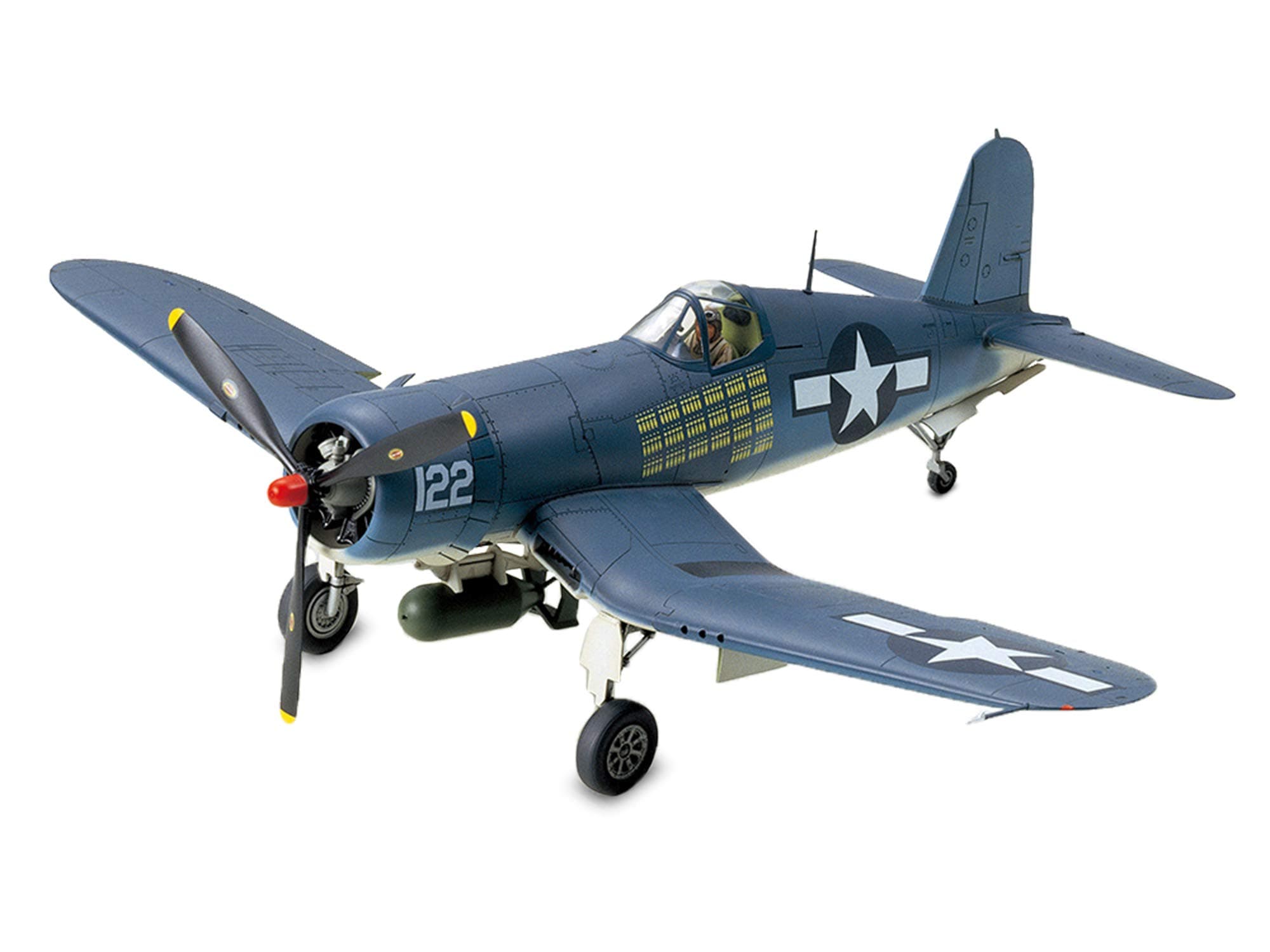 Tamiya TM61070 Vought F4U-1A Corsair Model KIT, Blue, Mittel
