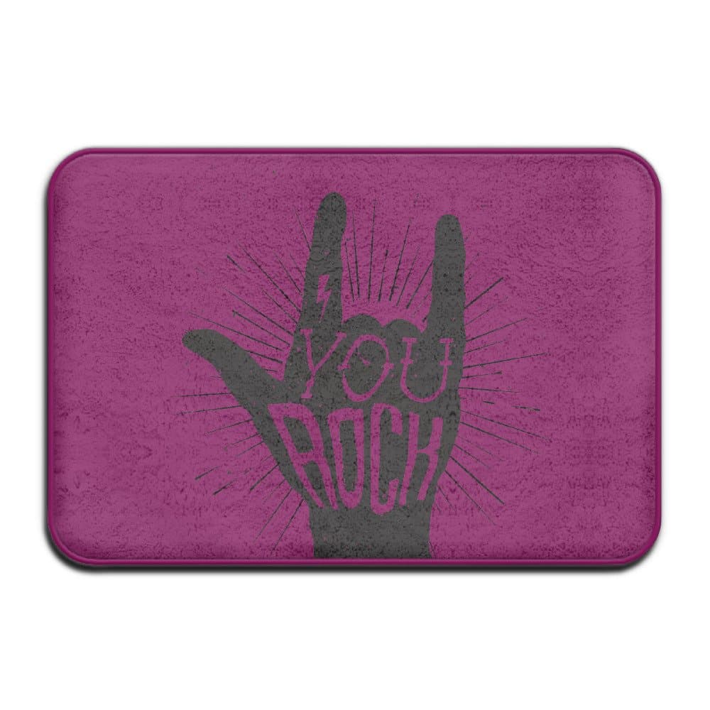 Rock You Cool Personalized Door Mats Outdoor Doormats For Front Door Doormats For Entrance Way Indoor