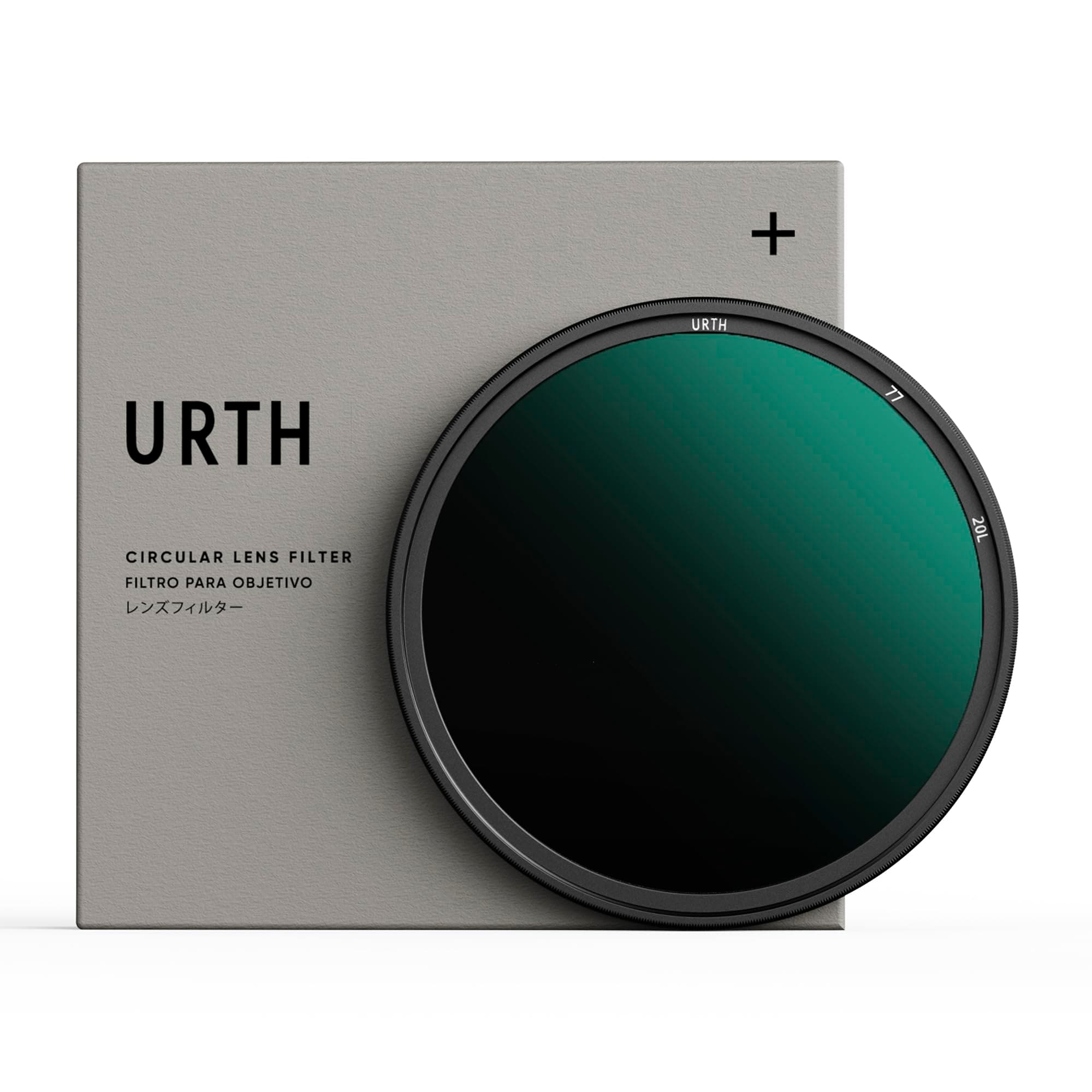 Urth77mm ND1000 (10 Stop) Lens Filter (Plus+) - 20-Layer Nano-Coated, Ultra-Slim Neutral Density Camera Lens Exposure Filter