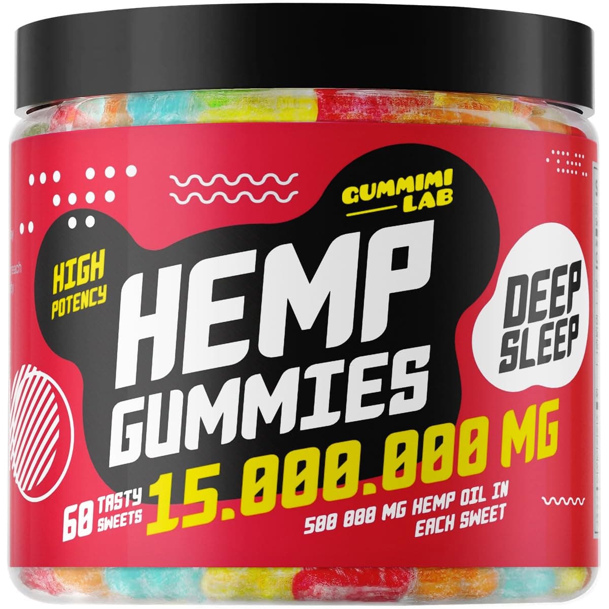Hеmp Gummies for Deep and Healthy Bеdtime - Ensure the Peace of Body - Assorted Fruit Flavors - Hеmp Oil Infused Gummy Vitamins - Made in USA
